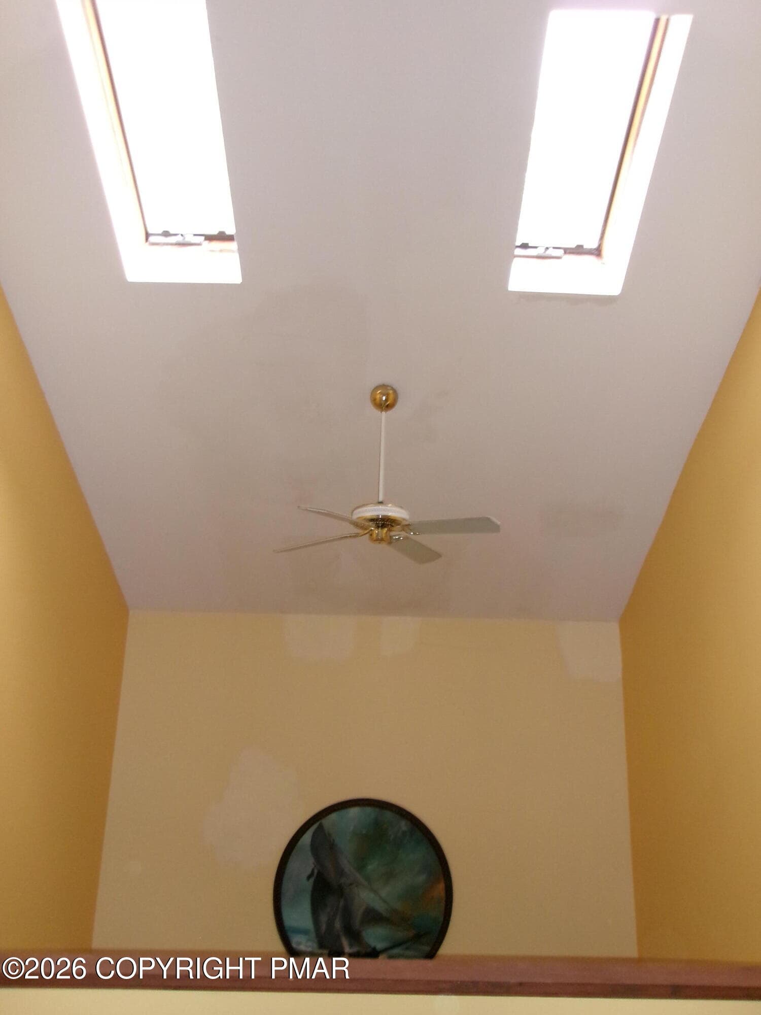 livingroom skylights from loft - 409 Tudor Court, Bushkill, PA 18324