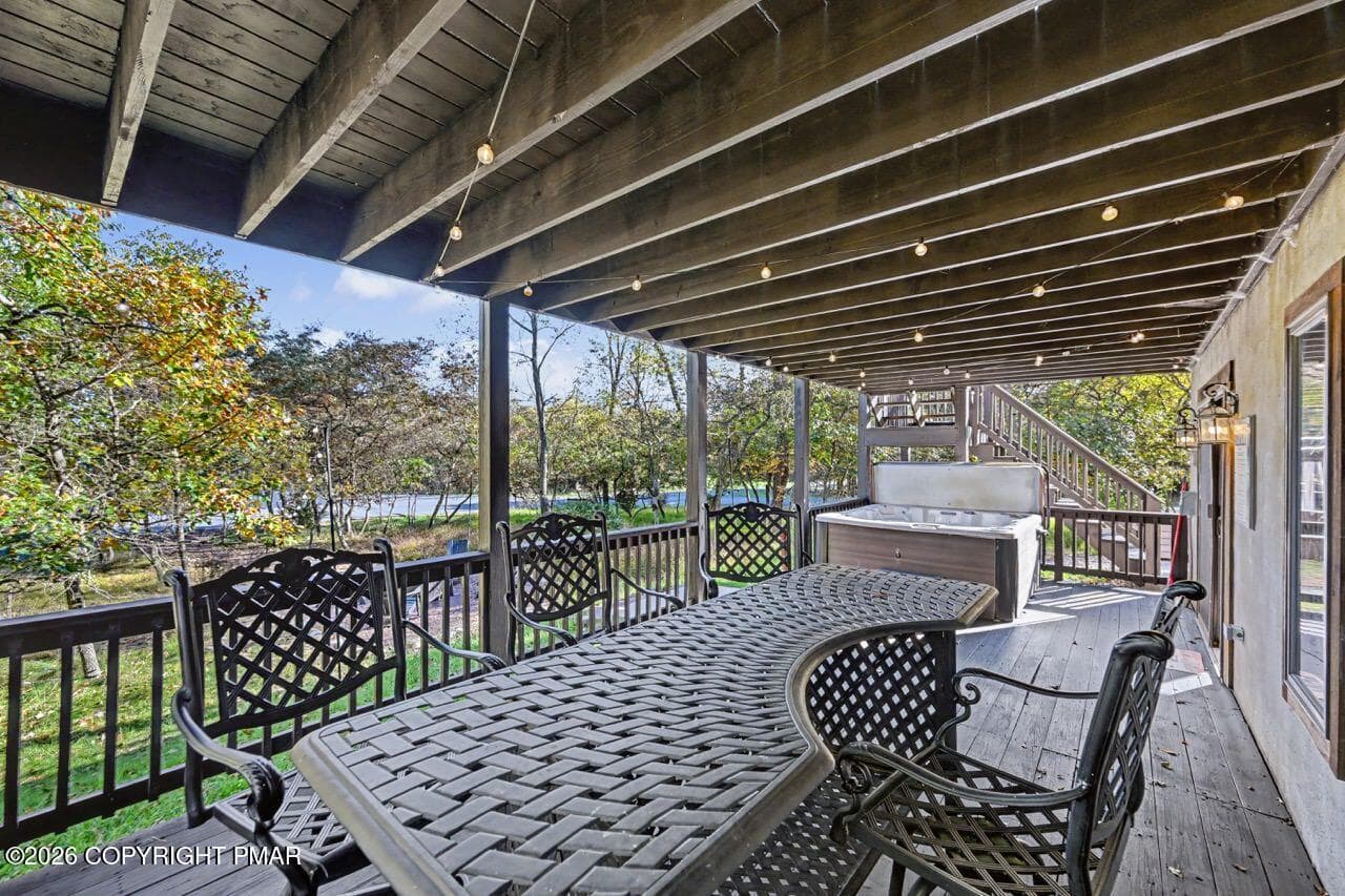 Covered Deck - 101 Tennyson Circle, Albrightsville, PA 18210, Albrightsville