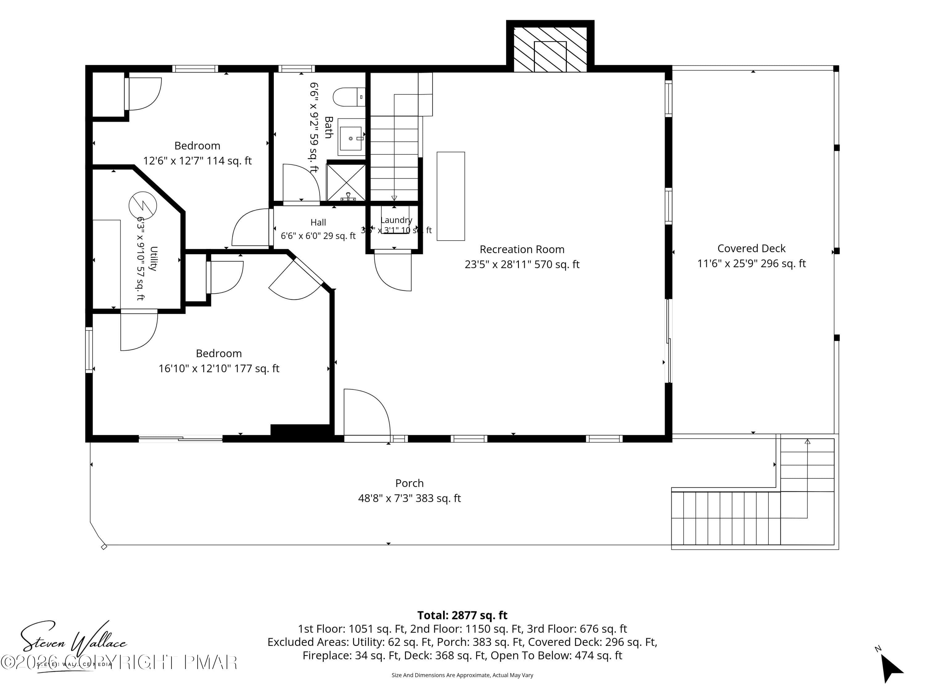 1st Floor Plan - 101 Tennyson Circle, Albrightsville, PA 18210, Albrightsville