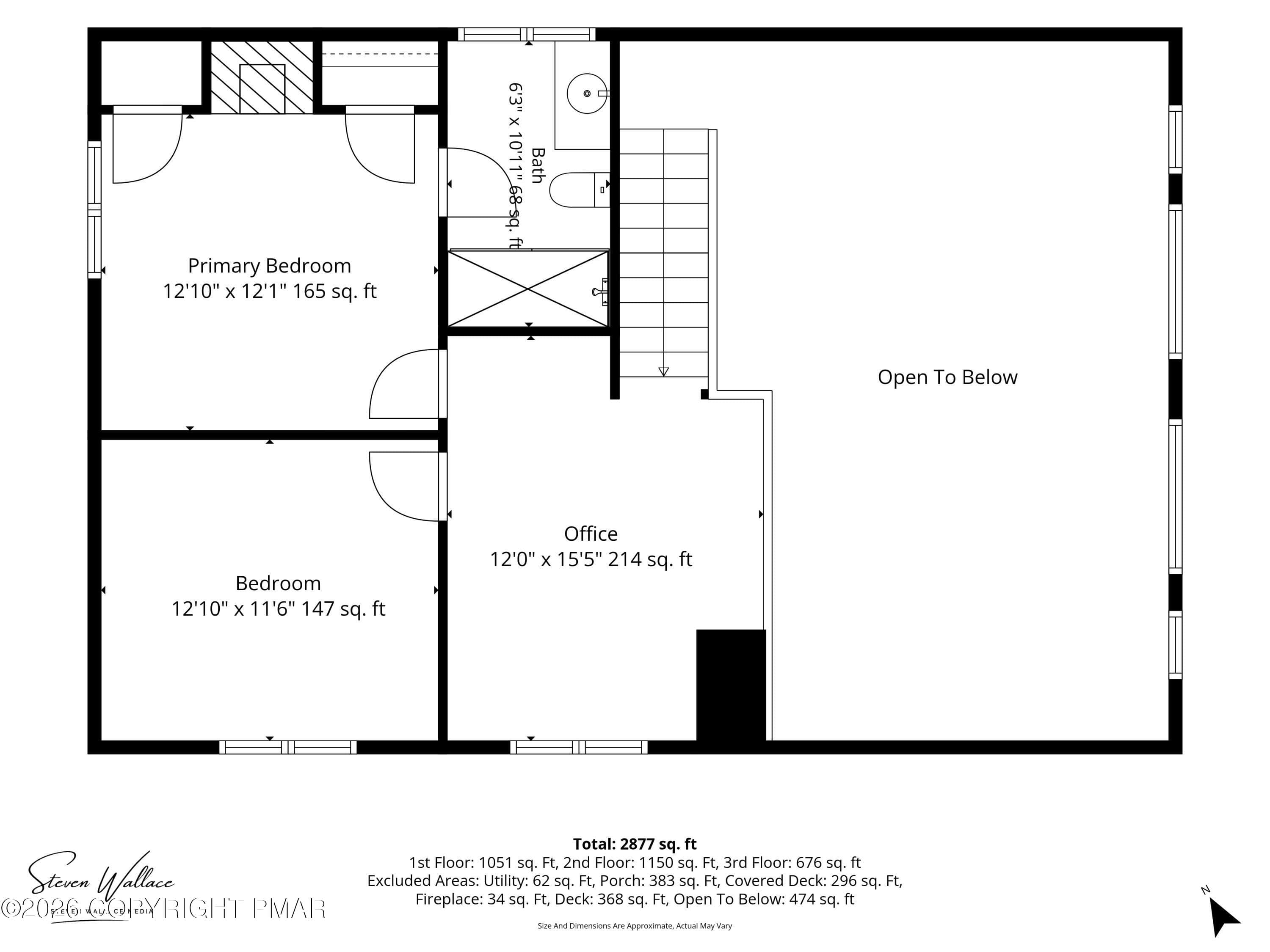 3rd Floor Plan - 101 Tennyson Circle, Albrightsville, PA 18210, Albrightsville