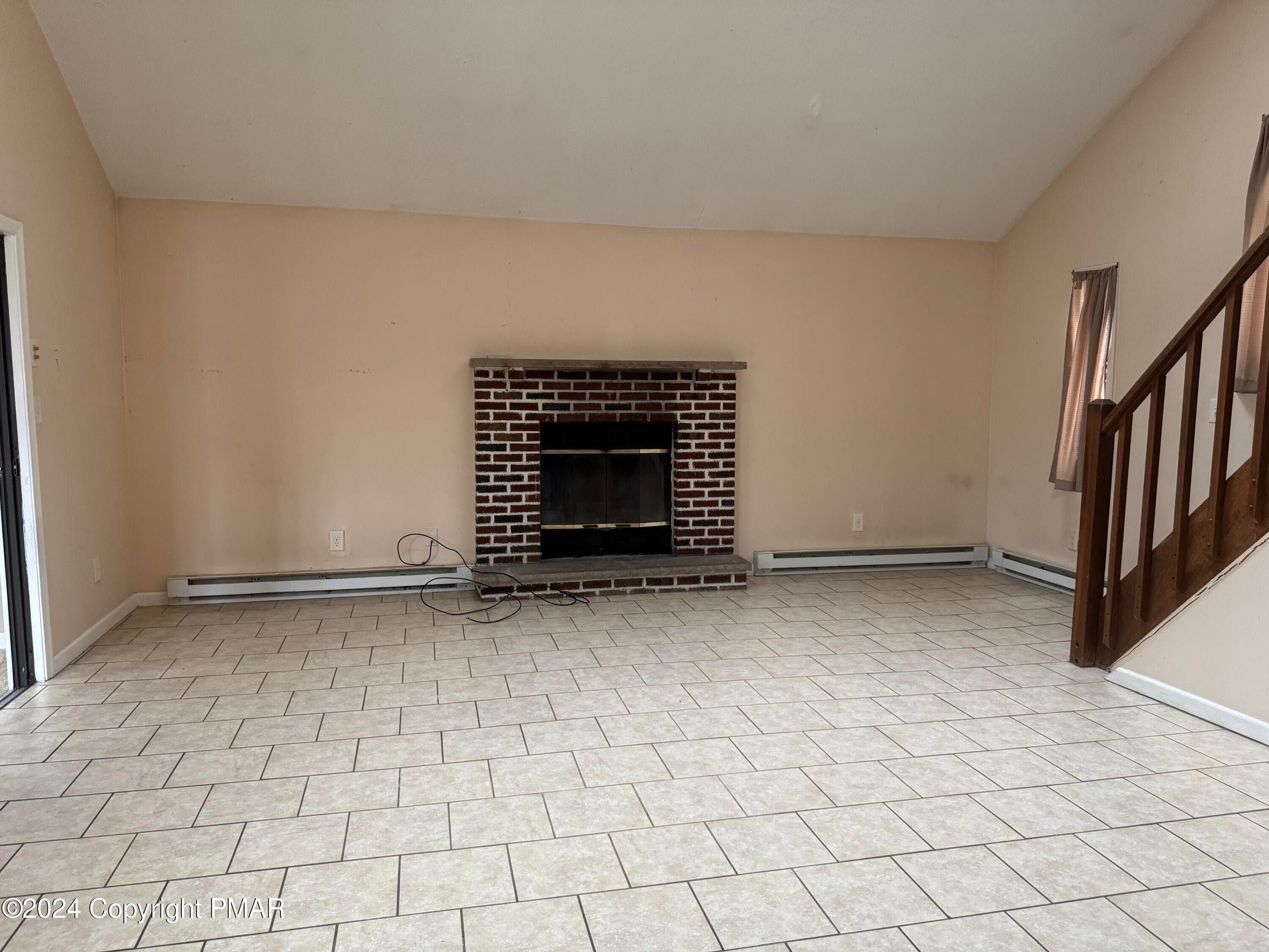 LIVING ROOM W-FIREPLACE - 9193 Buttonwood Court, Tobyhanna, PA 18466, Tobyhanna