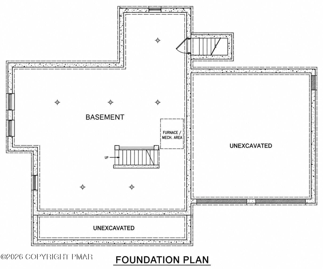 basement foundation plan - Lot 1 H.T.Y. Road, Kunkletown, PA 18058, Kunkletown