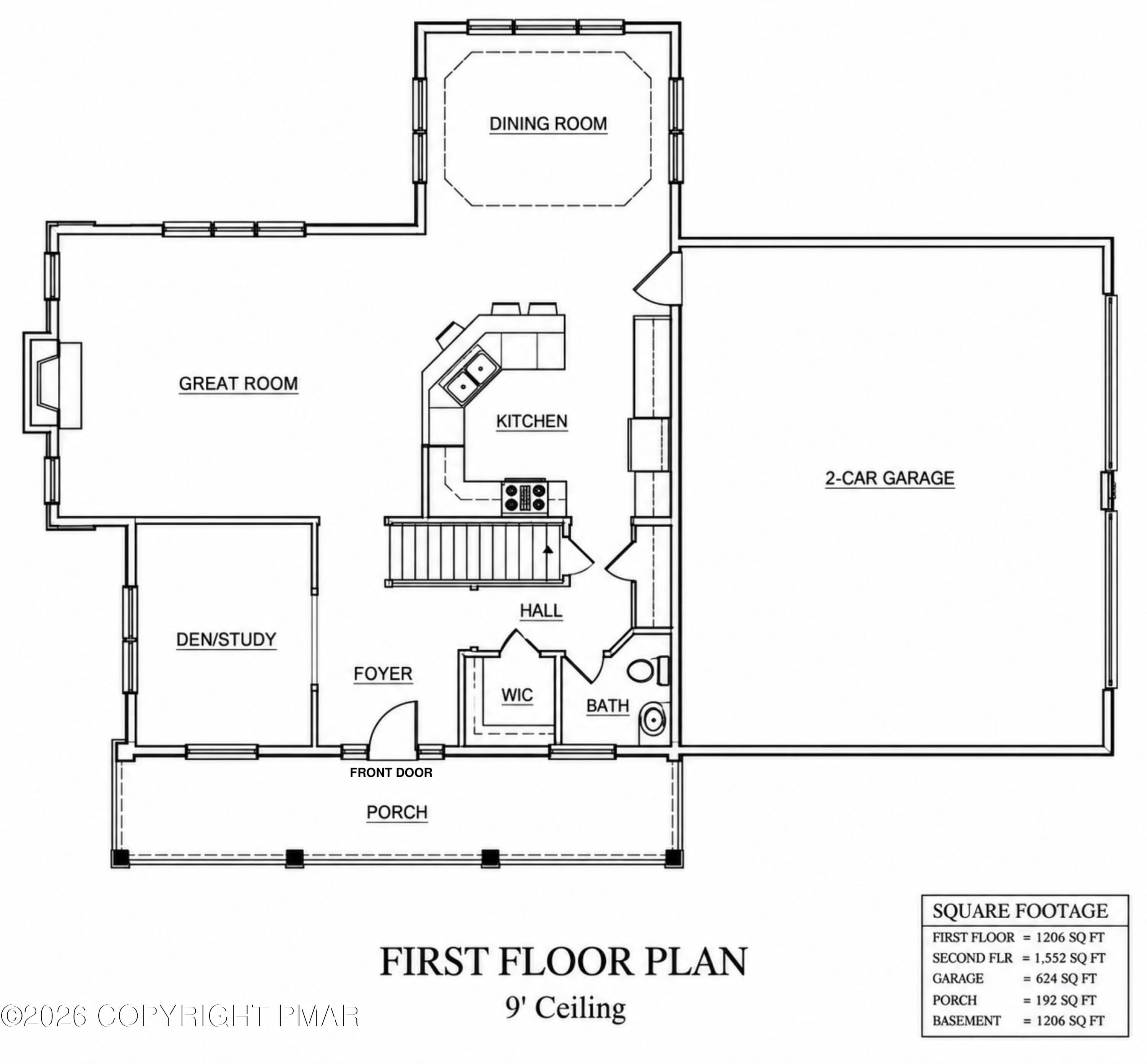 LOT-1-First-Floor-Plan - Lot 1 H.T.Y. Road, Kunkletown, PA 18058, Kunkletown