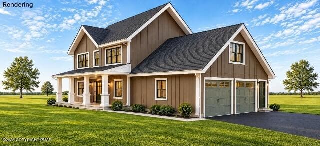 Lot1-Front-Right-Rendering - Lot 1 H.T.Y. Road, Kunkletown, PA 18058, Kunkletown
