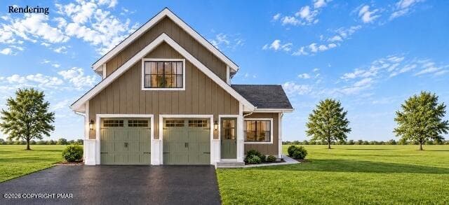 Lot1-Garage-Rendering - Lot 1 H.T.Y. Road, Kunkletown, PA 18058, Kunkletown