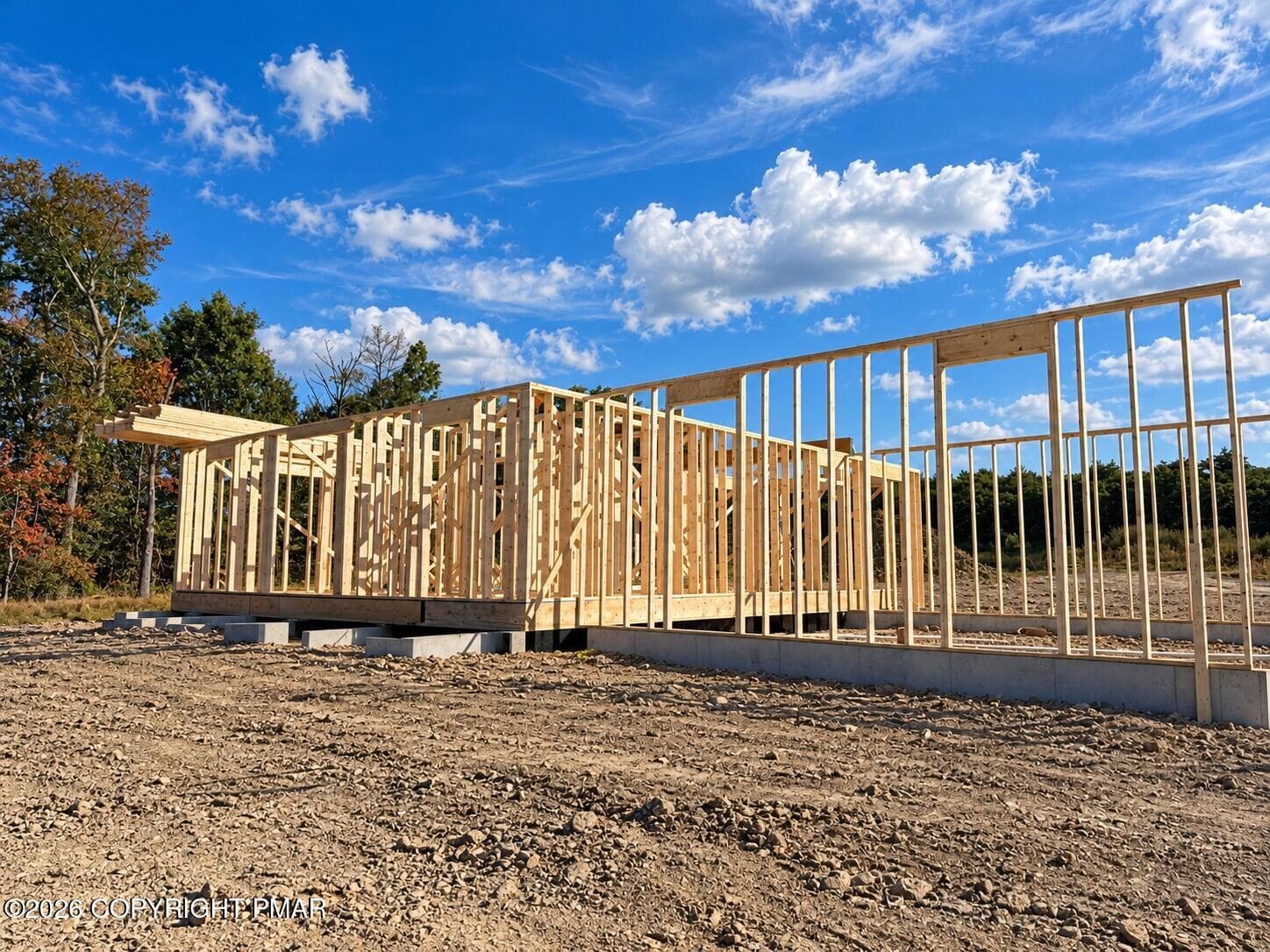 Unfinished home, cleared site, bright sk - Lot 1 H.T.Y. Road, Kunkletown, PA 18058, Kunkletown