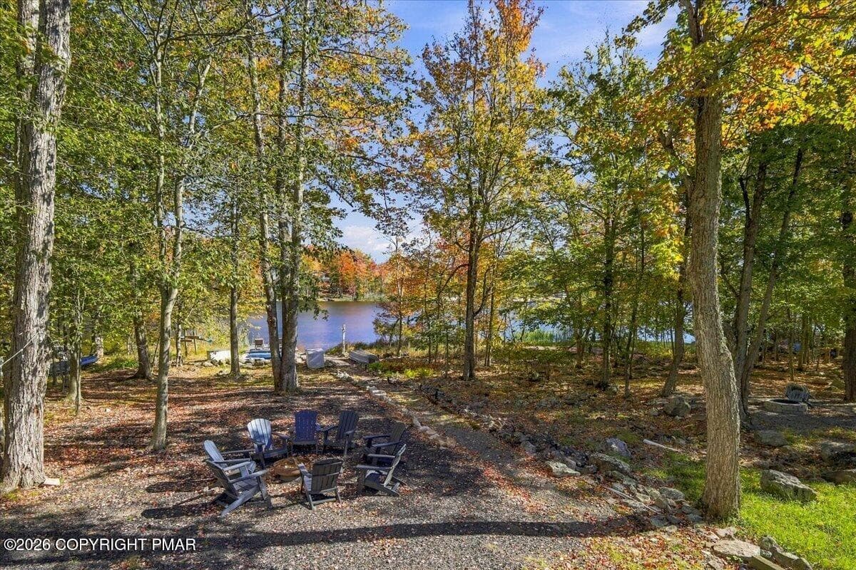 Back Yard / Lakefront - 6125 Boardwalk Drive, Tobyhanna, PA 18466, Tobyhanna