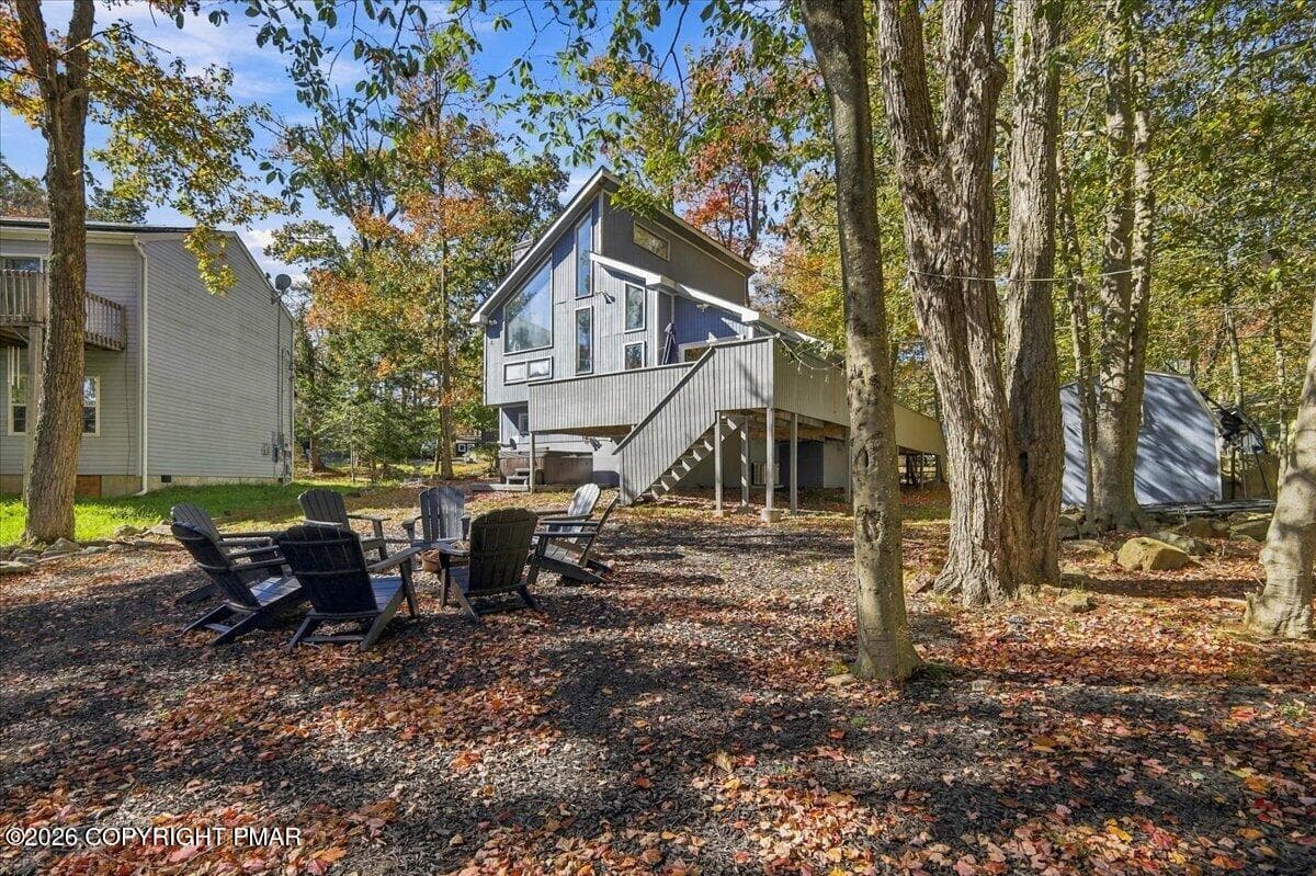 Back Yard - 6125 Boardwalk Drive, Tobyhanna, PA 18466, Tobyhanna