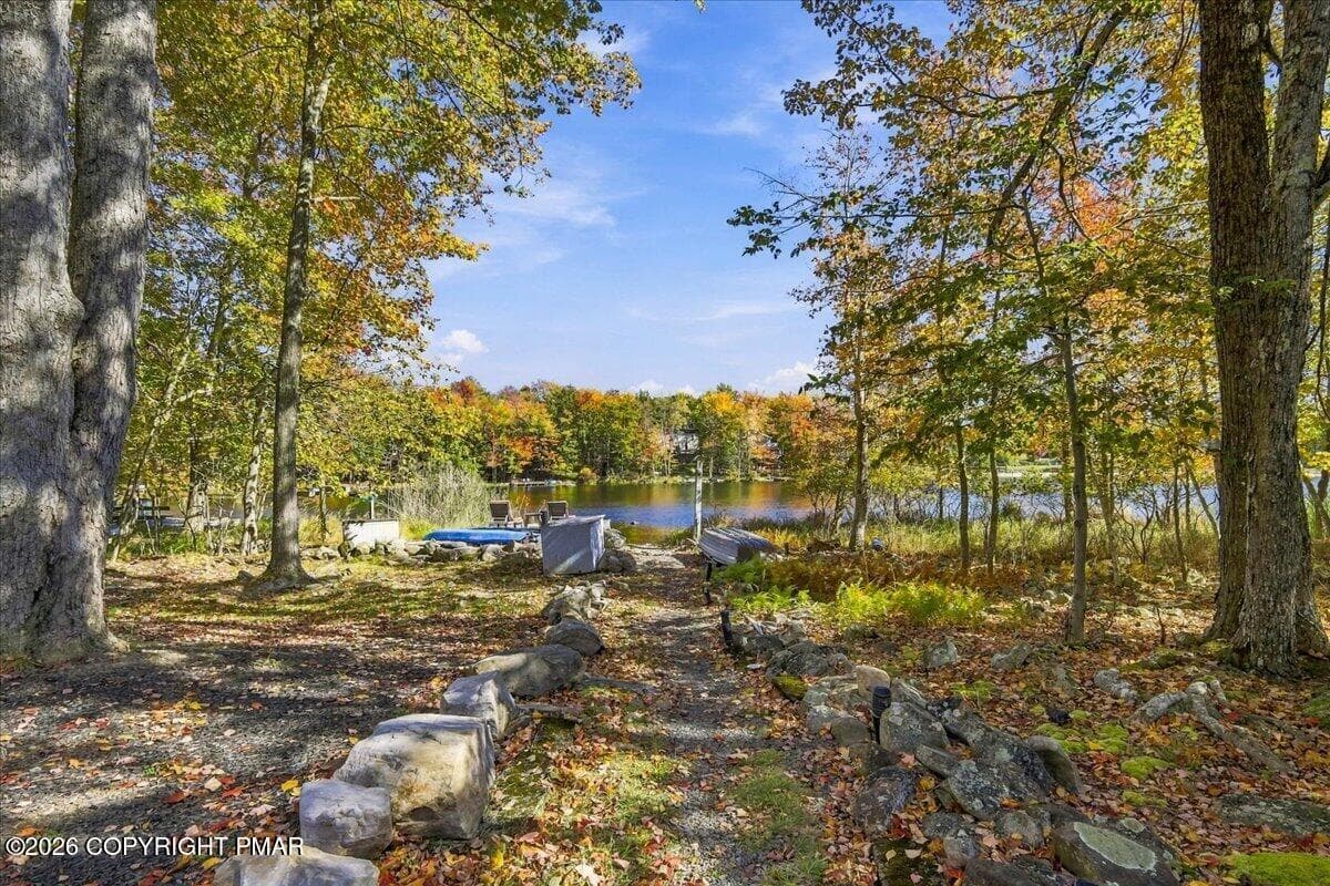 Back Yard / Lakefront - 6125 Boardwalk Drive, Tobyhanna, PA 18466, Tobyhanna