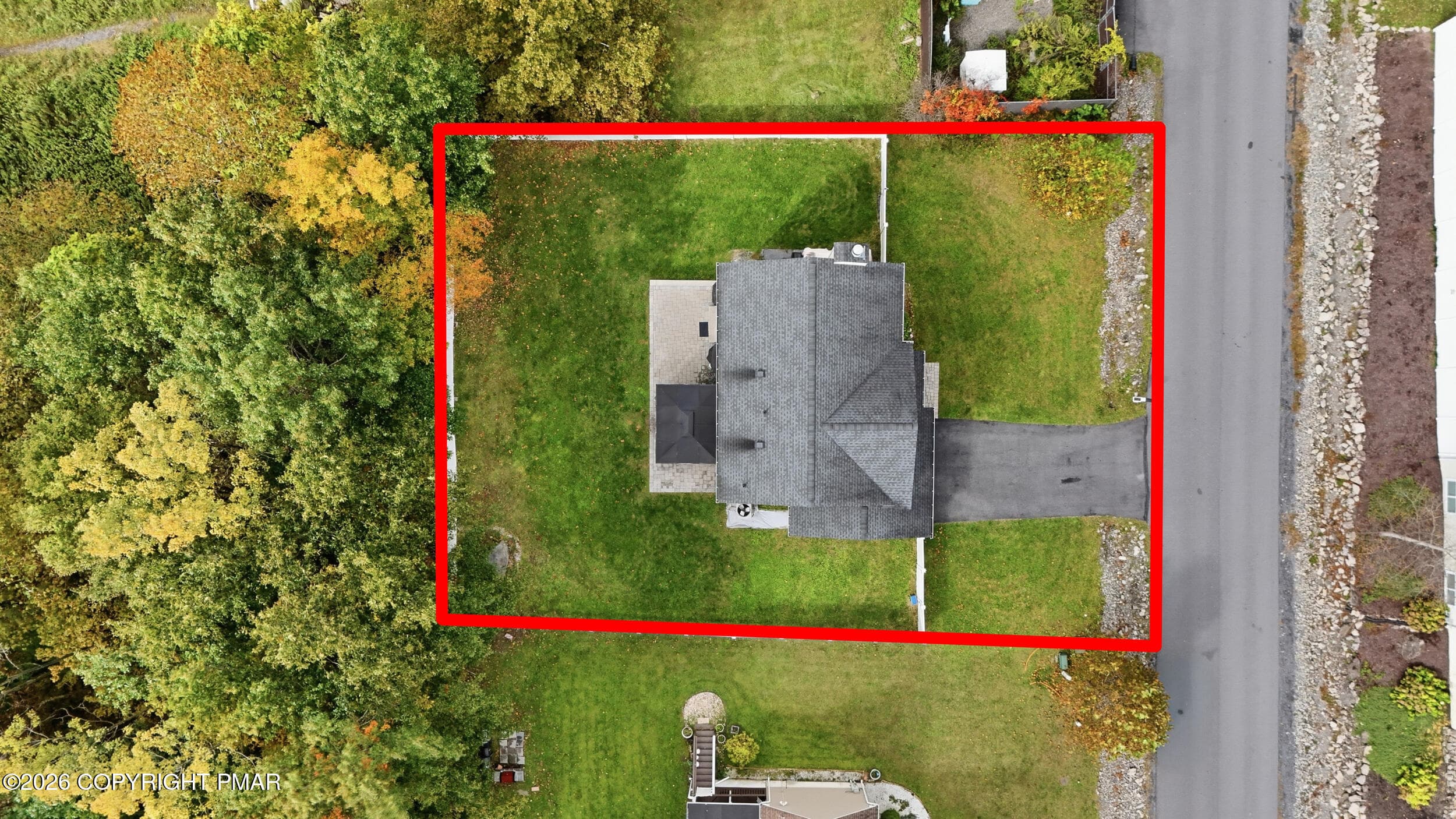 approximate property lines - 135 American Way, East Stroudsburg, PA 18301, East Stroudsburg