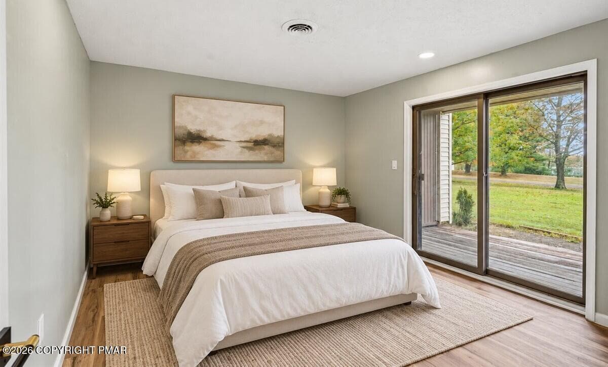 Bedroom Virtually Staged - 146 Foxfire Drive Unit 106, Mount Pocono, PA 18344, Mount Pocono