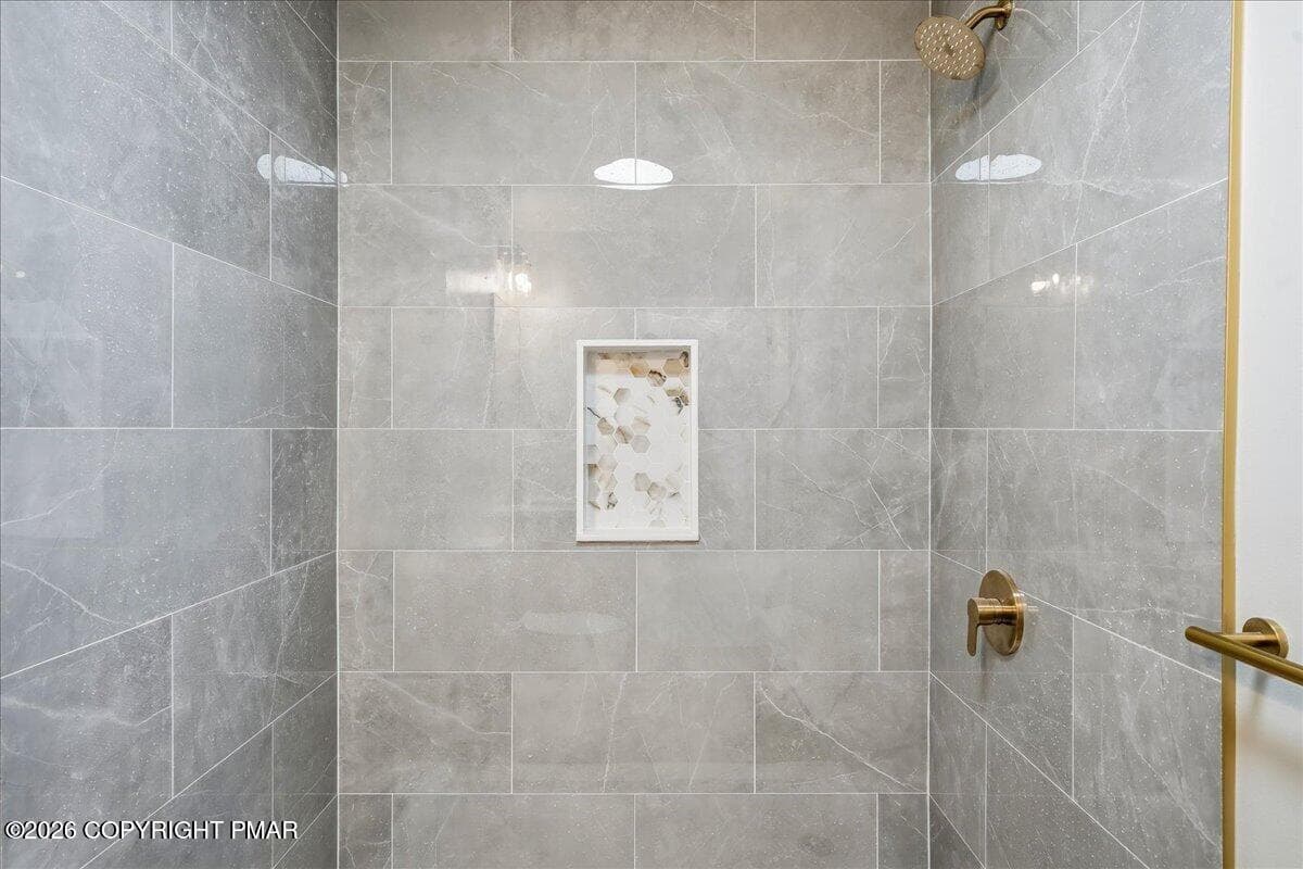 Tiled Shower - 146 Foxfire Drive Unit 106, Mount Pocono, PA 18344, Mount Pocono