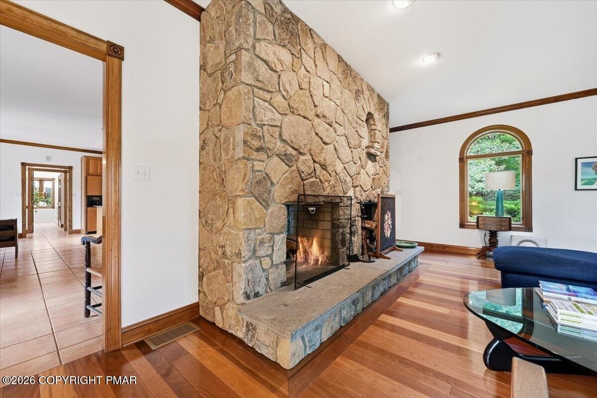 Double sided Fireplace - 441 Emery Road, Dingmans Ferry, PA 18328, Dingmans Ferry