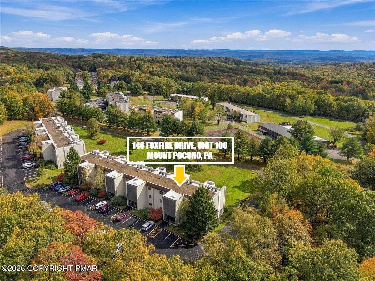 Aerial View - 146 Foxfire Drive Unit 106, Mount Pocono, PA 18344, Mount Pocono