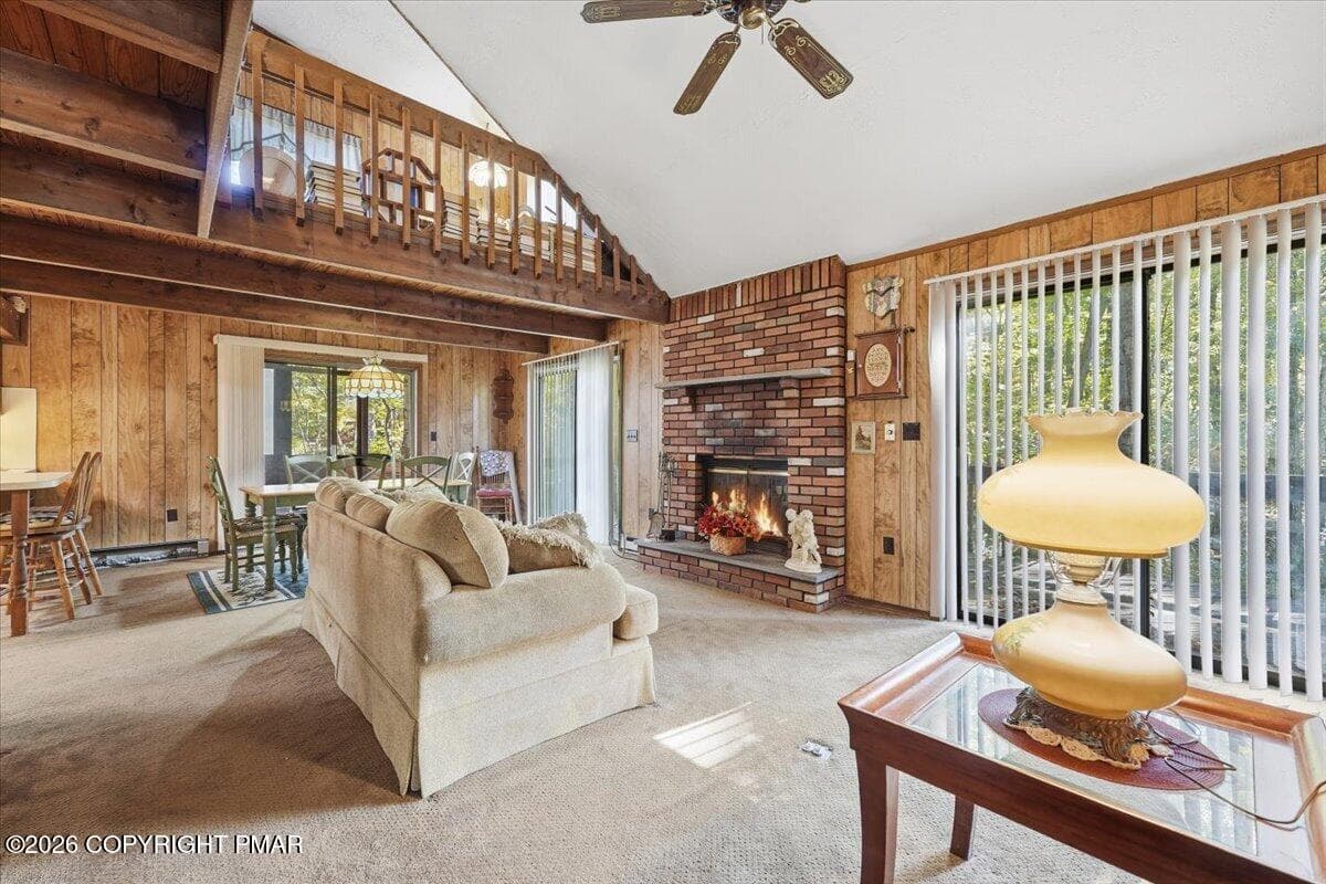Living Room - 145 Canterbury Road, Bushkill, PA 18324, Bushkill