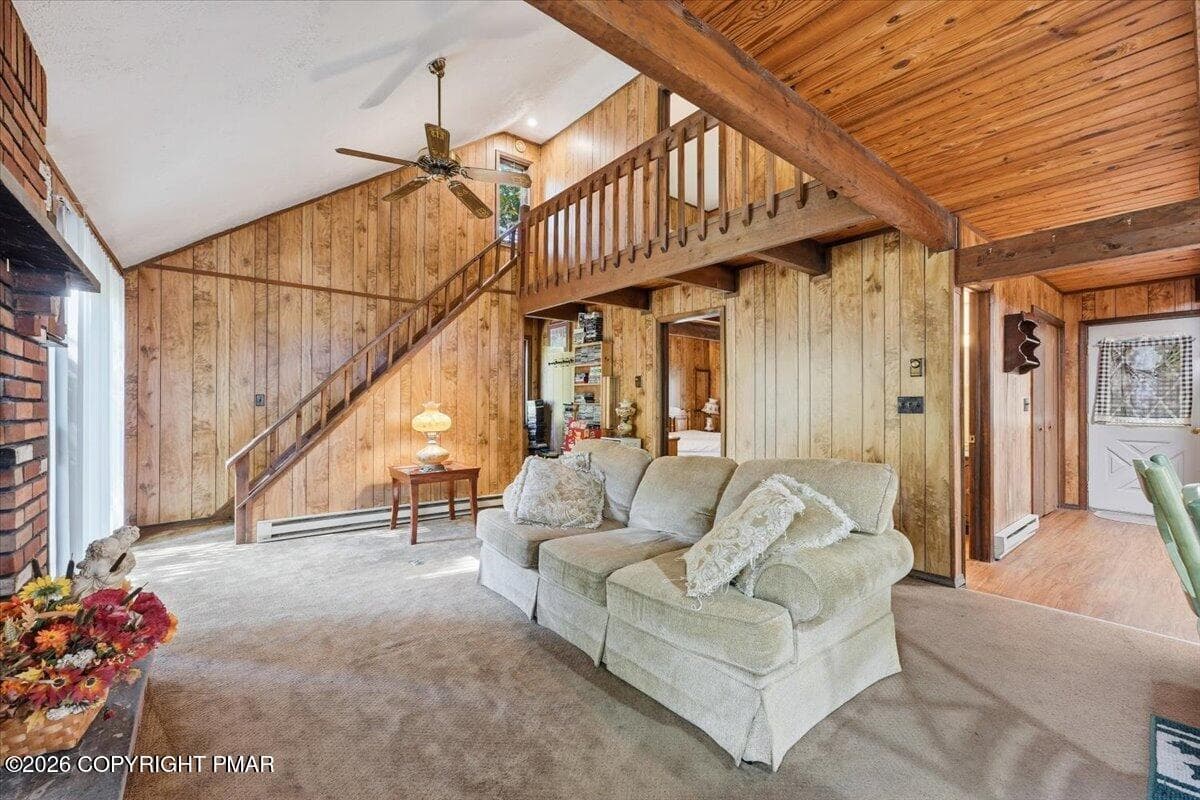 Living Room - 145 Canterbury Road, Bushkill, PA 18324, Bushkill