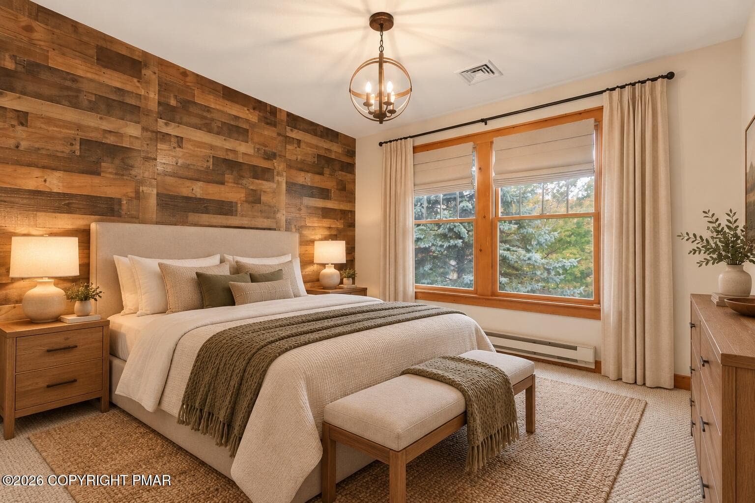 Bedroom 1 staged - 142 Pine Court, Tannersville, PA 18372