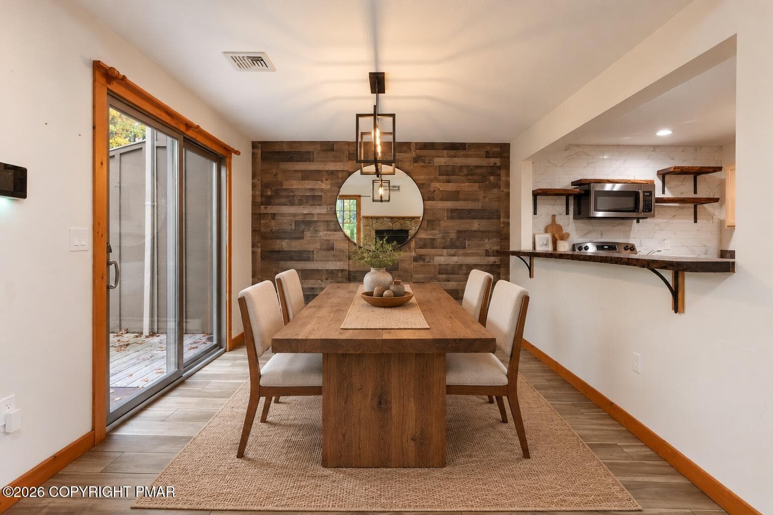 Dining room staged - 142 Pine Court, Tannersville, PA 18372