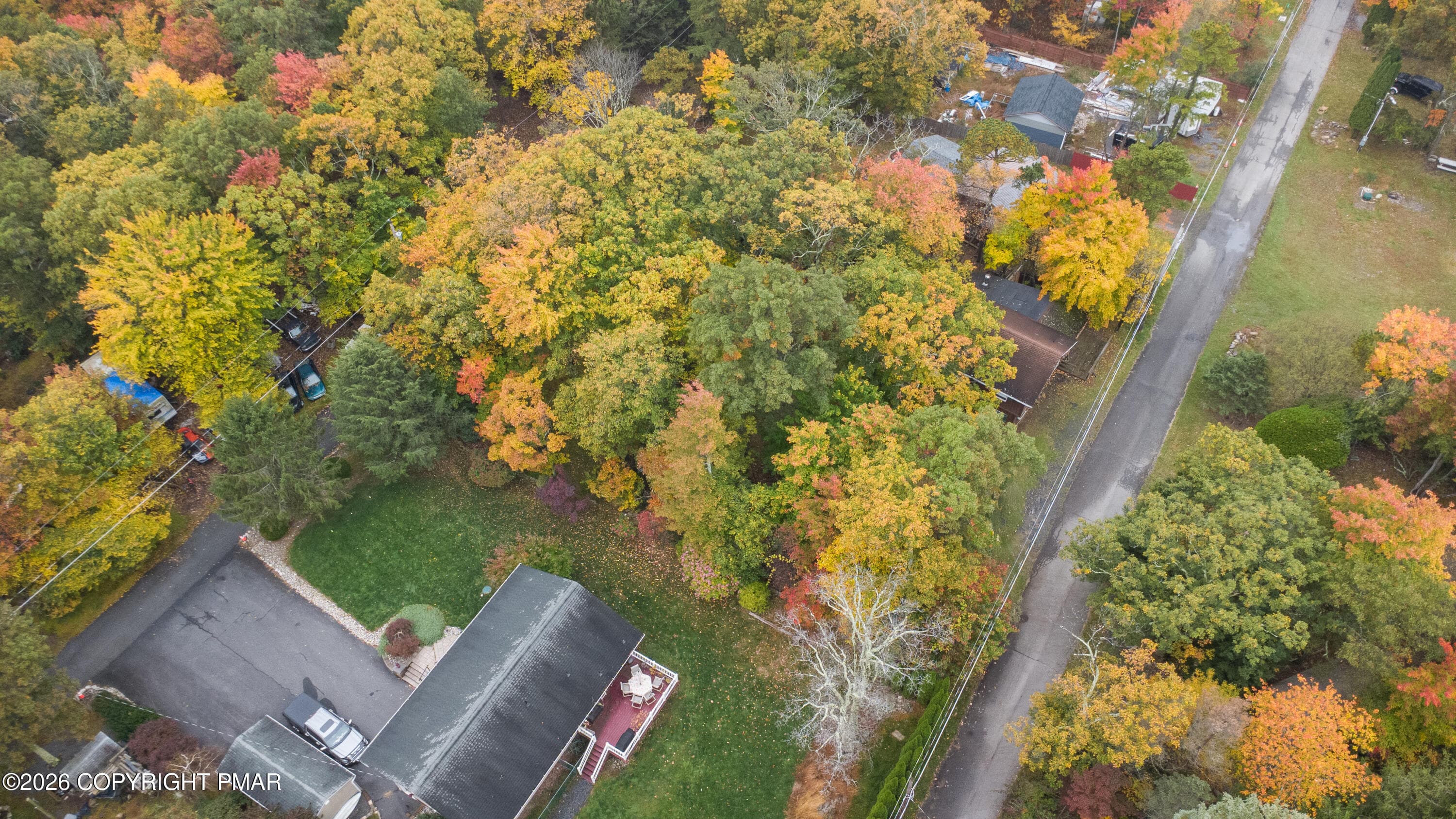 040-Lot-Aerial-Reverse-Angle - 134 Buck Fever Trail, Scotrun, PA 18355, Scotrun