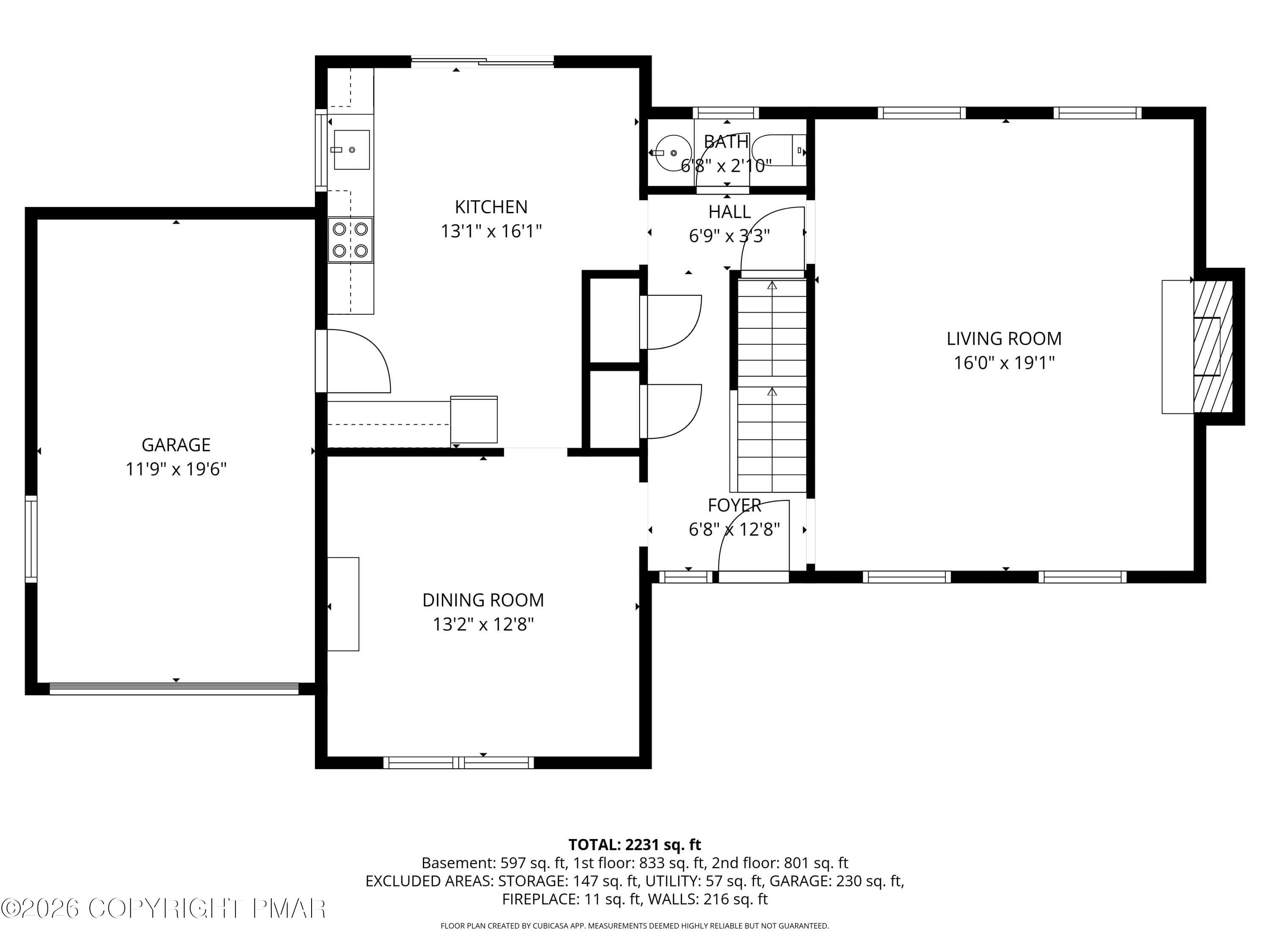 Mian Level Floor Plan - 2327 Woodcrest Drive, East Stroudsburg, PA 18302, East Stroudsburg