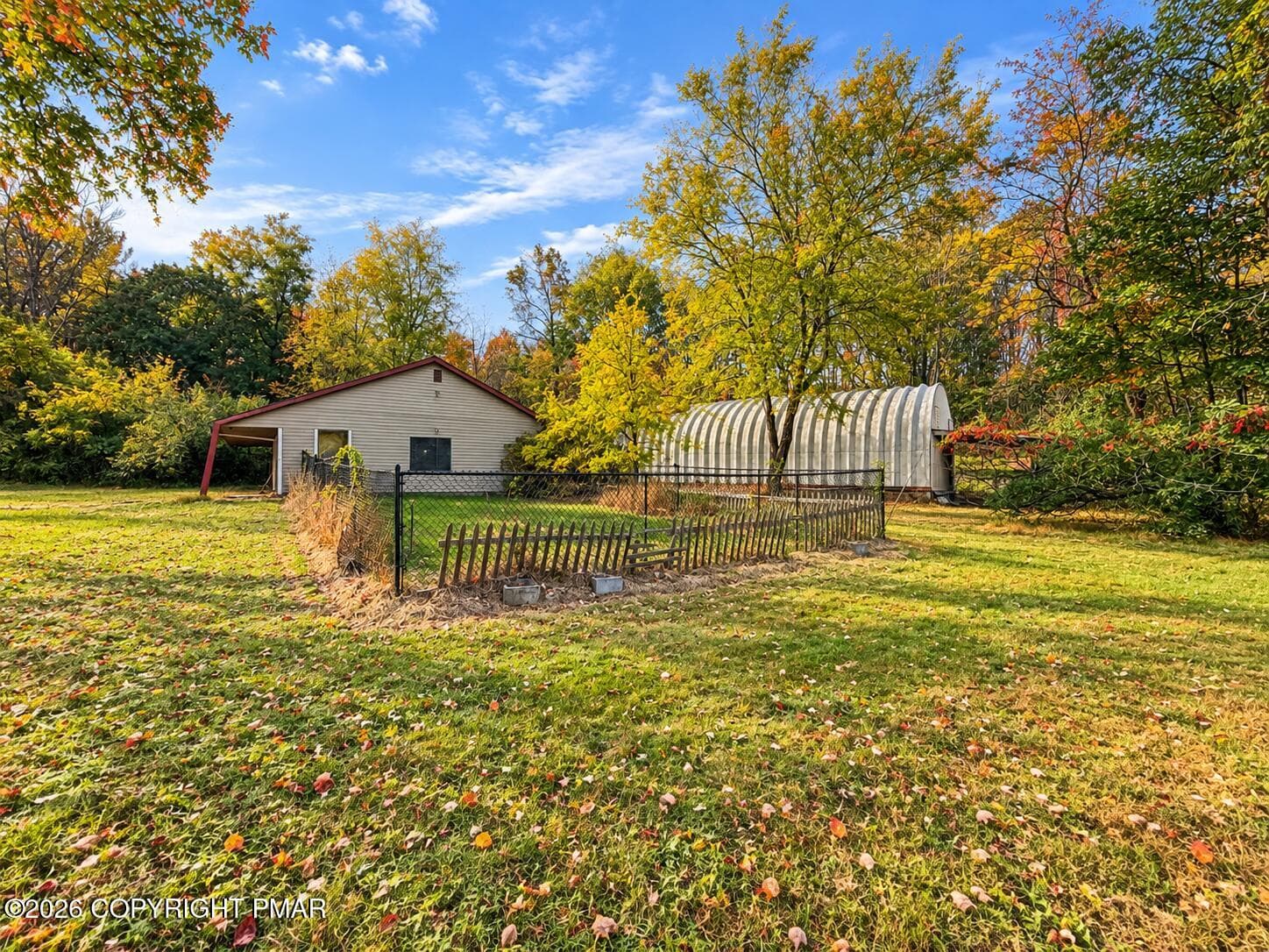 Autumn Backyard - 222 Lily Street, Saylorsburg, PA 18353, Saylorsburg