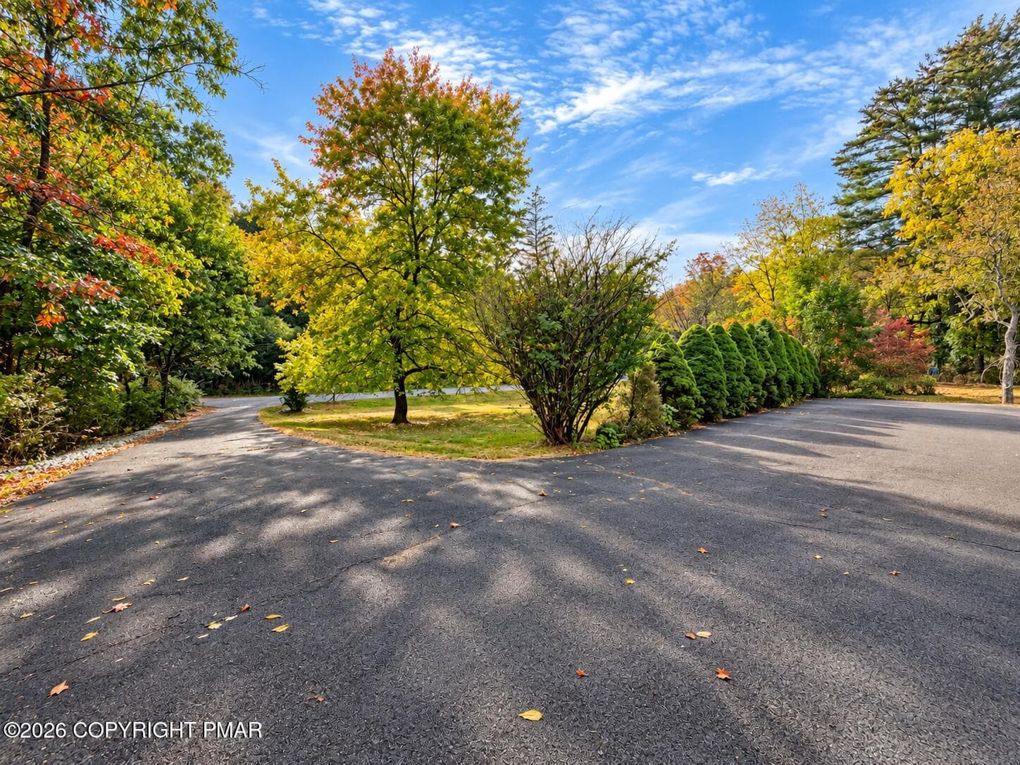 Autumn Driveway Among Trees - 222 Lily Street, Saylorsburg, PA 18353, Saylorsburg