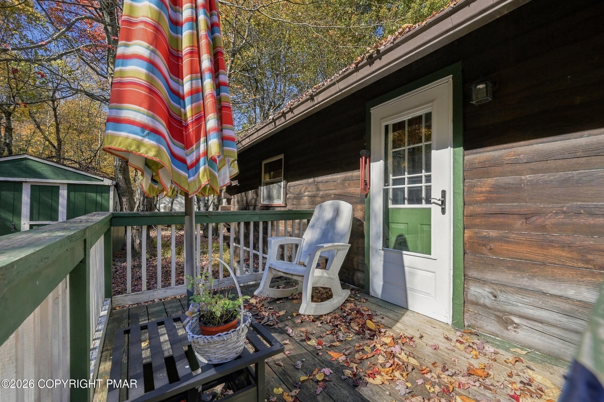 Back deck - 78 Chapman Circle, Albrightsville, PA 18210, Albrightsville