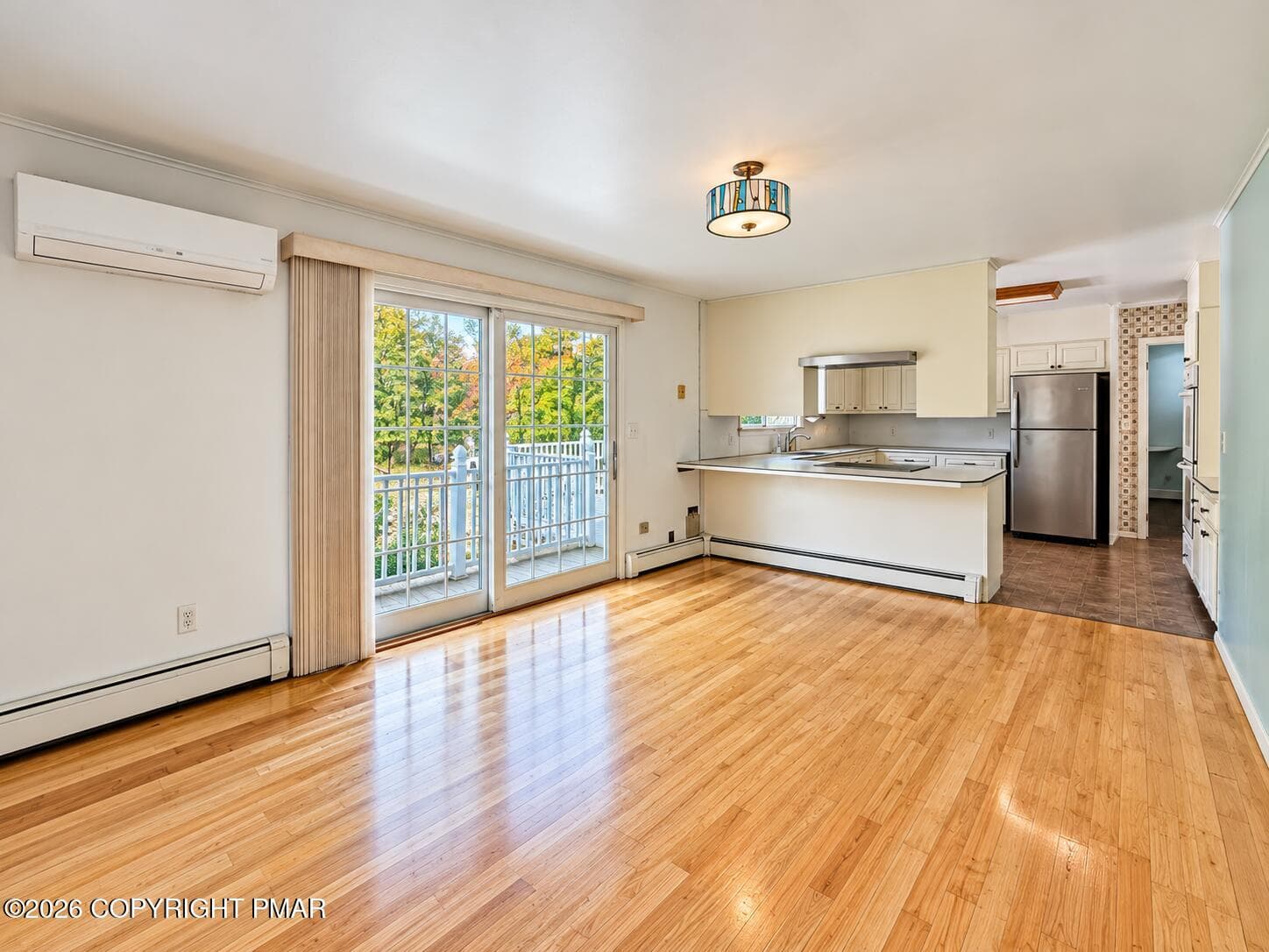 Sunlit Open-Plan Dining and Kitchen - 222 Lily Street, Saylorsburg, PA 18353, Saylorsburg