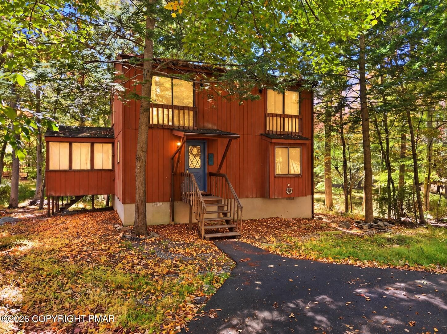 Front Exterior Twilight - 145 Canterbury Road, Bushkill, PA 18324, Bushkill