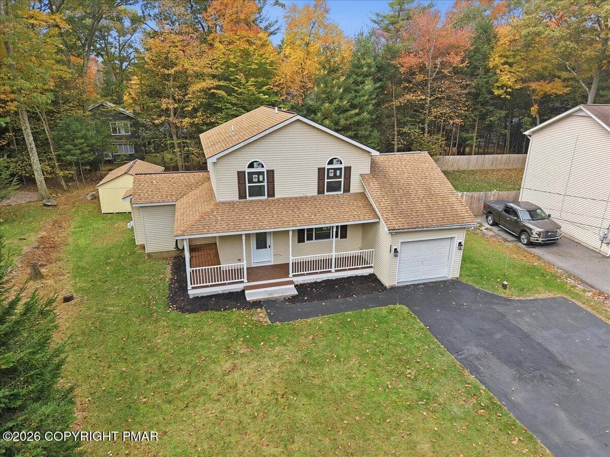arial front - 1131 Thunder Drive, Pocono Summit, PA 18346