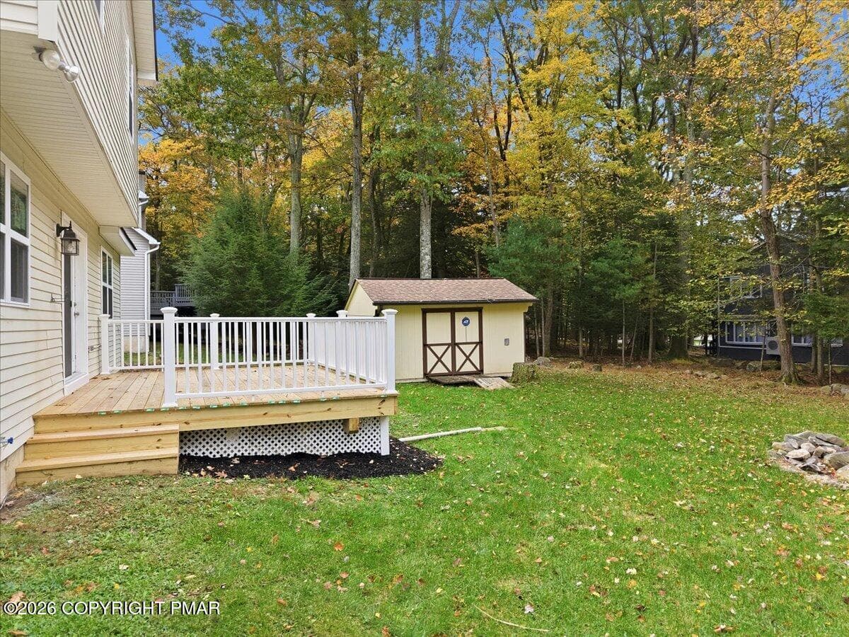 REAR SIDE VIEW - 1131 Thunder Drive, Pocono Summit, PA 18346