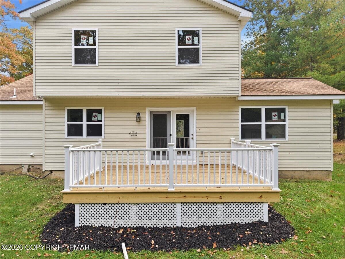 REAR CLOSEUP - 1131 Thunder Drive, Pocono Summit, PA 18346