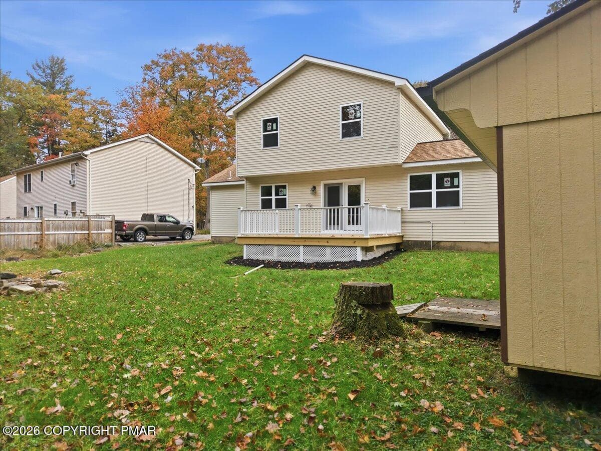 REAR VIEW - 1131 Thunder Drive, Pocono Summit, PA 18346