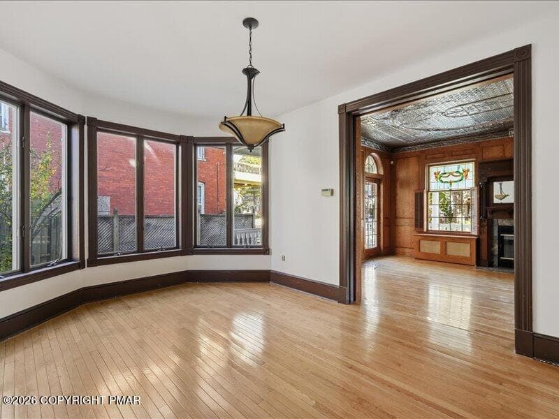 Dining Room with French Doors - 114 Analomink Street, East Stroudsburg, PA 18301, East Stroudsburg