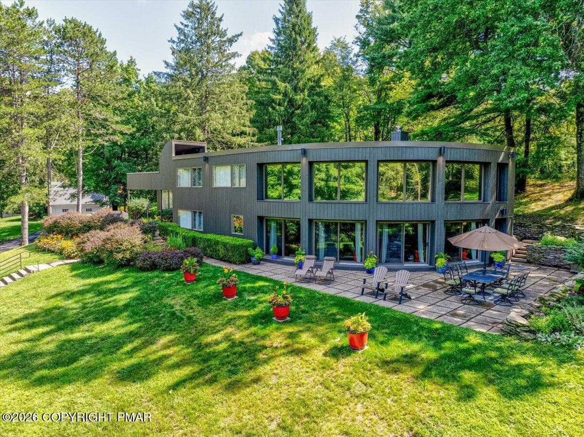 Birds Eye Property/Patio - 1312 N Abington Road, Waverly Township, PA 18414, Waverly Township