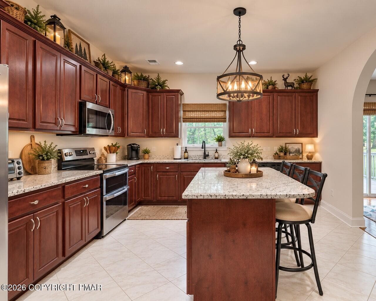 Virtual Staged Items & Wall Paint - 122 Tamarack Trail, Pocono Summit, PA 18346