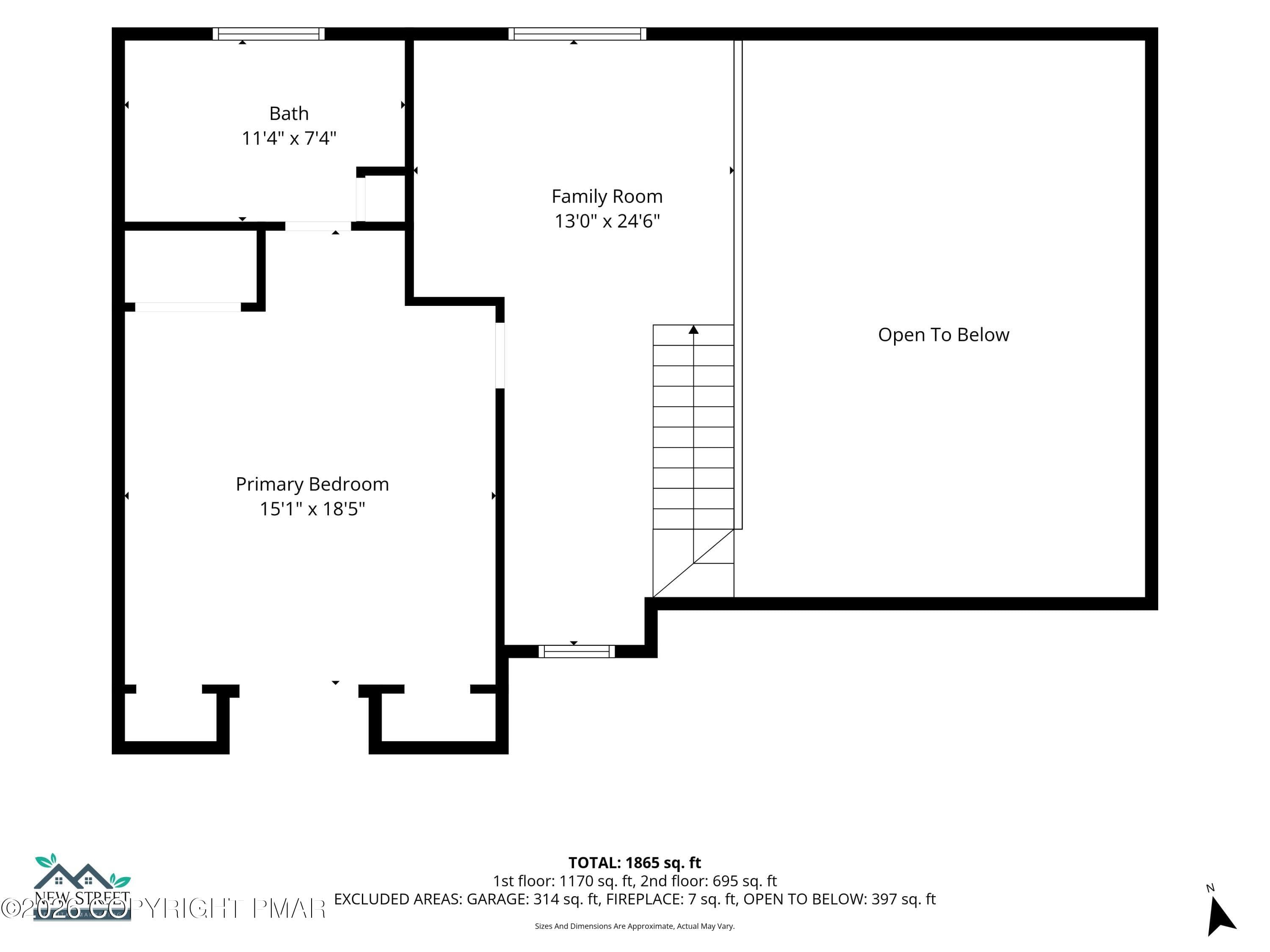 Second Floor - 3103 Evergreen Circle, Tobyhanna, PA 18466, Tobyhanna