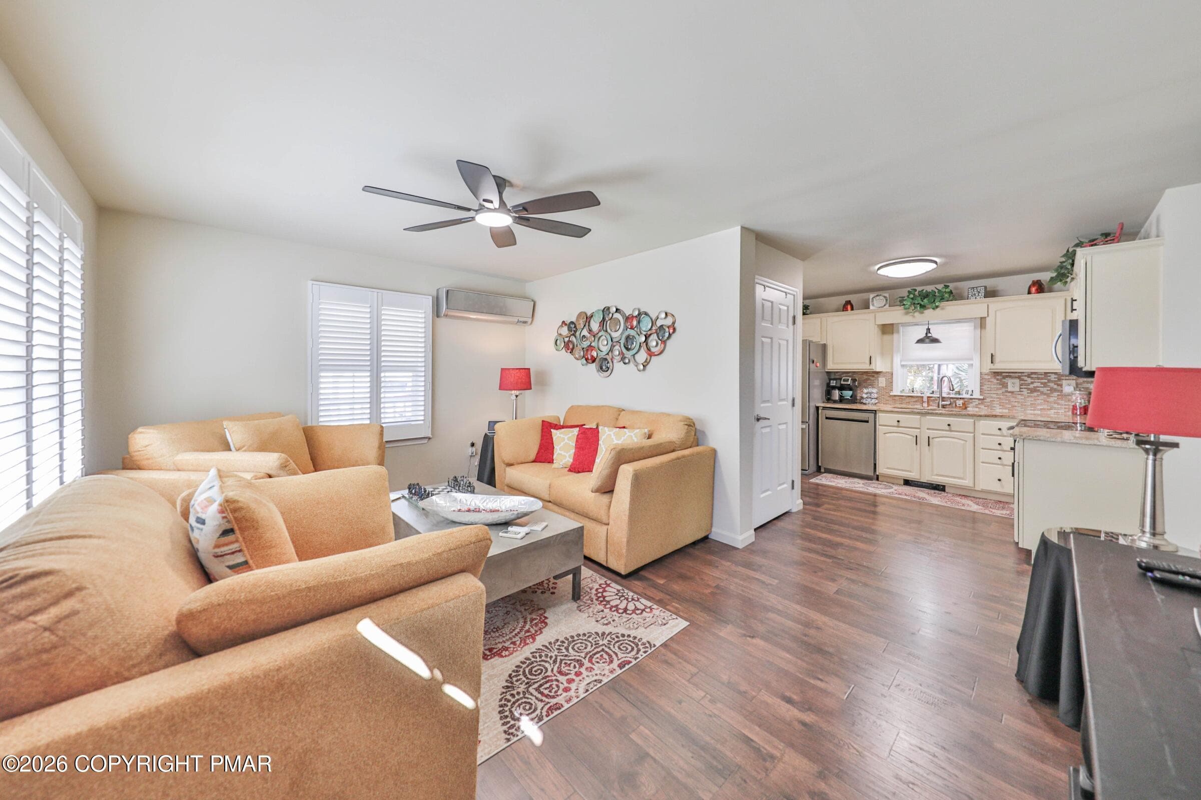 Living room - Kitchen - 398 Center Road, Lehighton, PA 18235