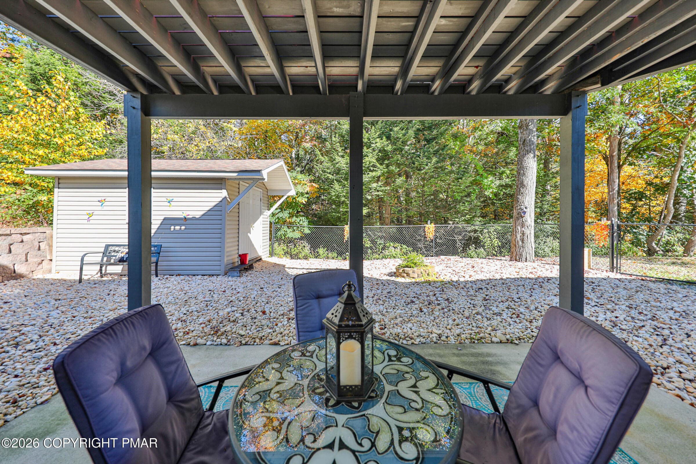 Rear patio - 398 Center Road, Lehighton, PA 18235