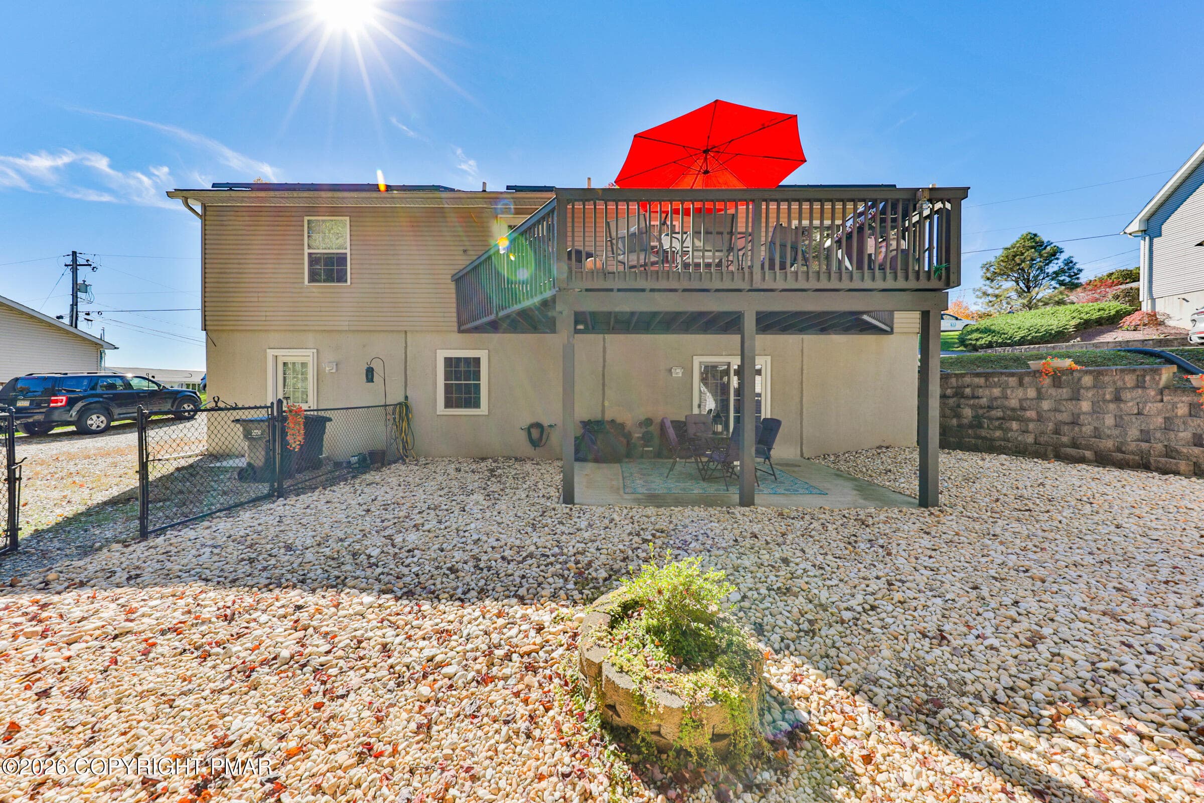 View of rear of home - 398 Center Road, Lehighton, PA 18235
