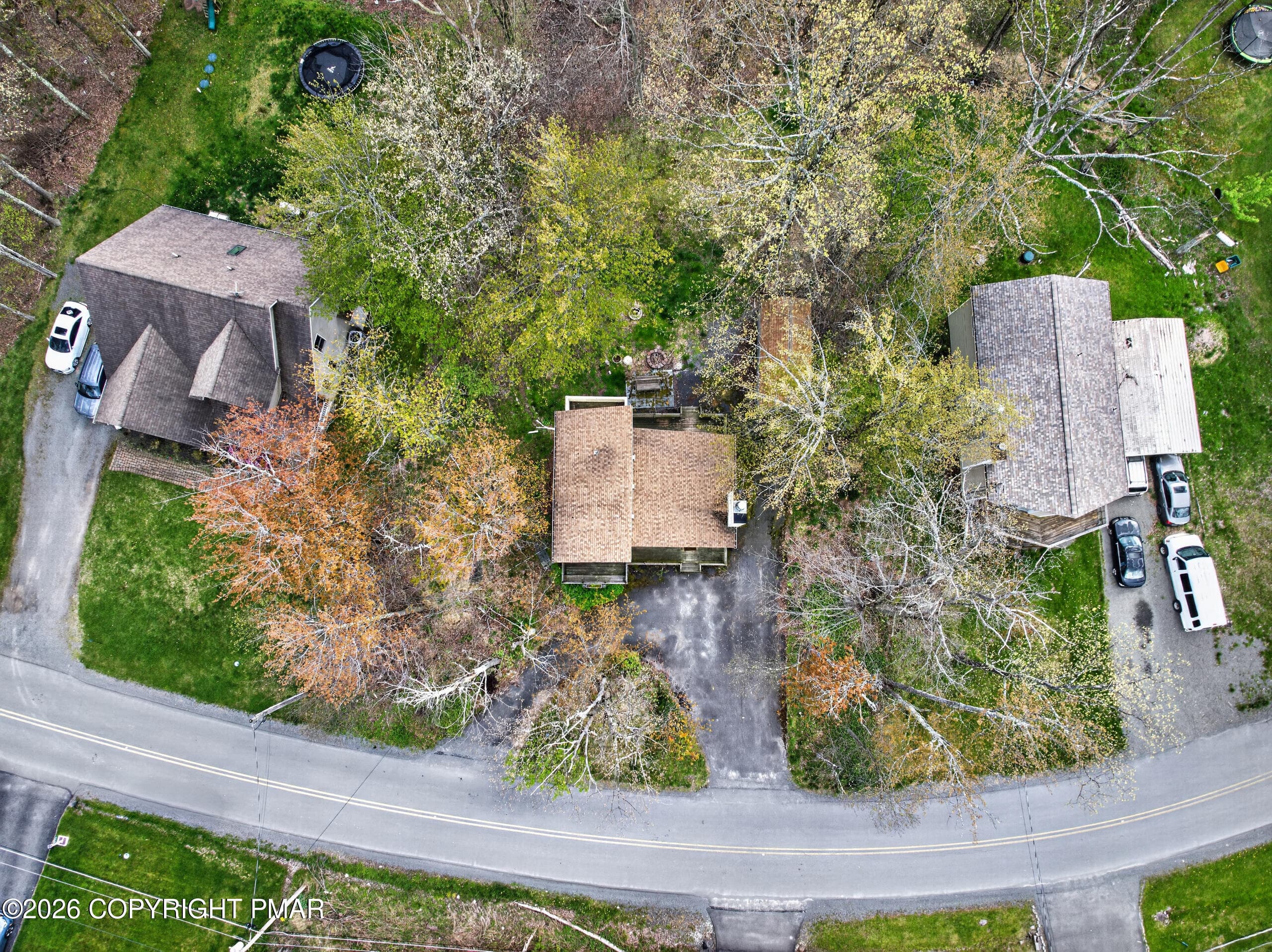 Aerial Parcel View - 3152 Hamlet Drive, Tobyhanna, PA 18466