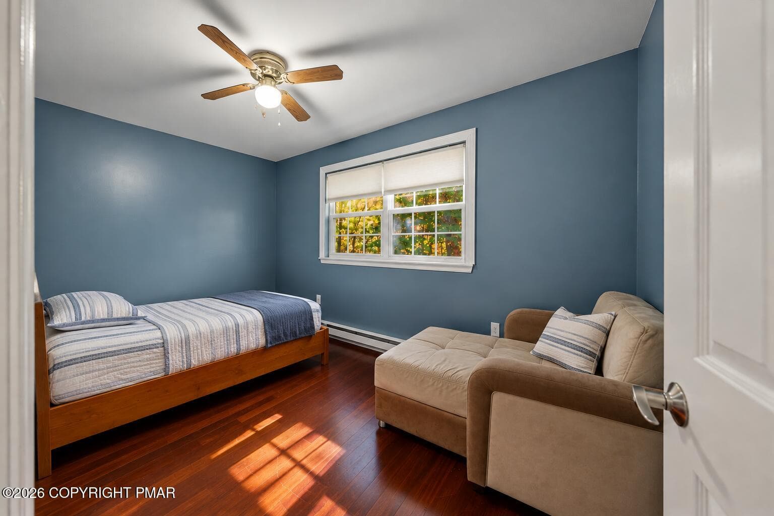 Tidy Blue-Gray Bedroom Retreat - 226 Squirrelwood Court, Effort, PA 18330