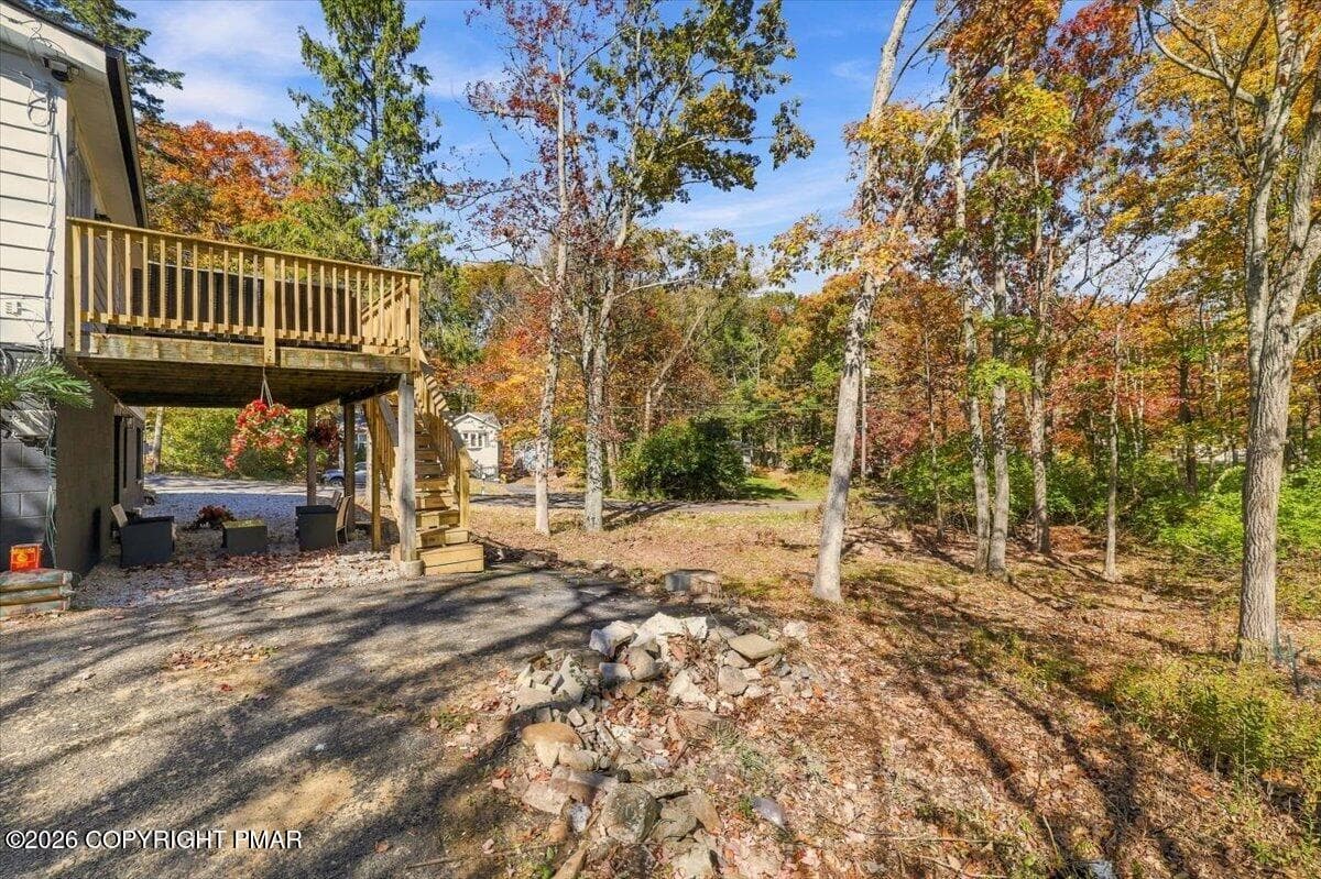 Back Yard - 19 Oak Street, Mount Pocono, PA 18344