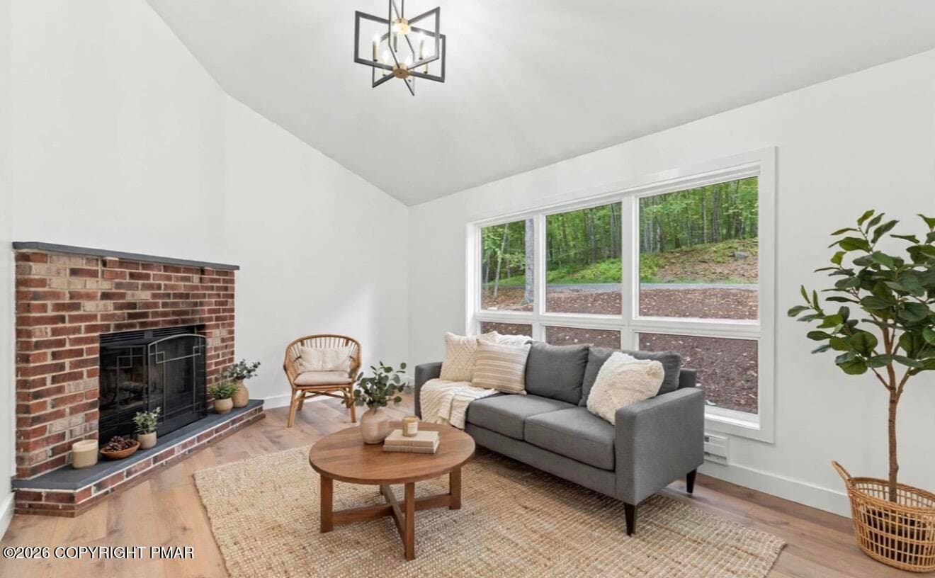 living room - 2110 Owl Pass Road, Bushkill, PA 18324