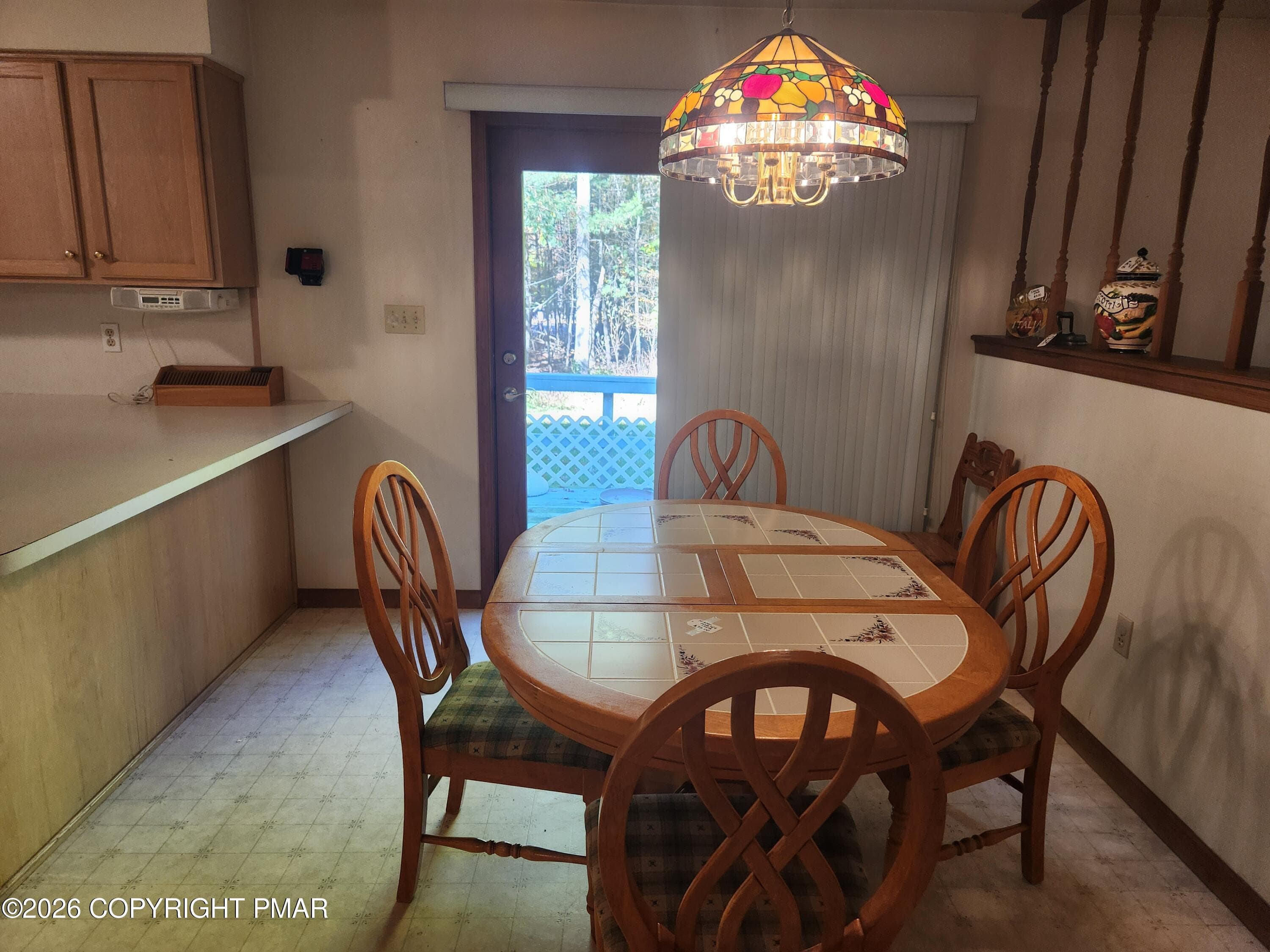 Breakfast nook to deck - 296 Harvest Hill Drive, Effort, PA 18330