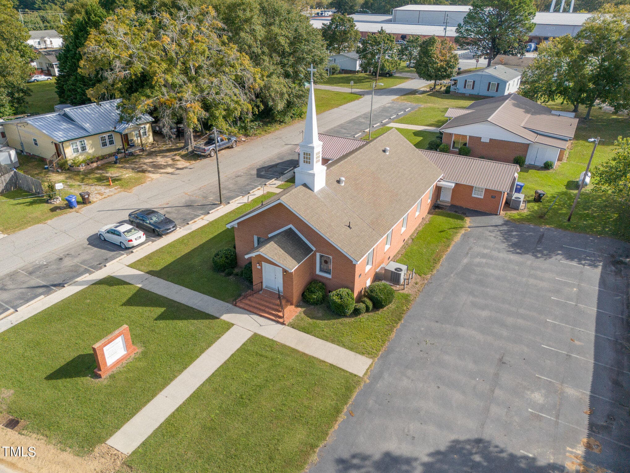 Aerial - 178 N Railroad Street, Coats, NC 27521