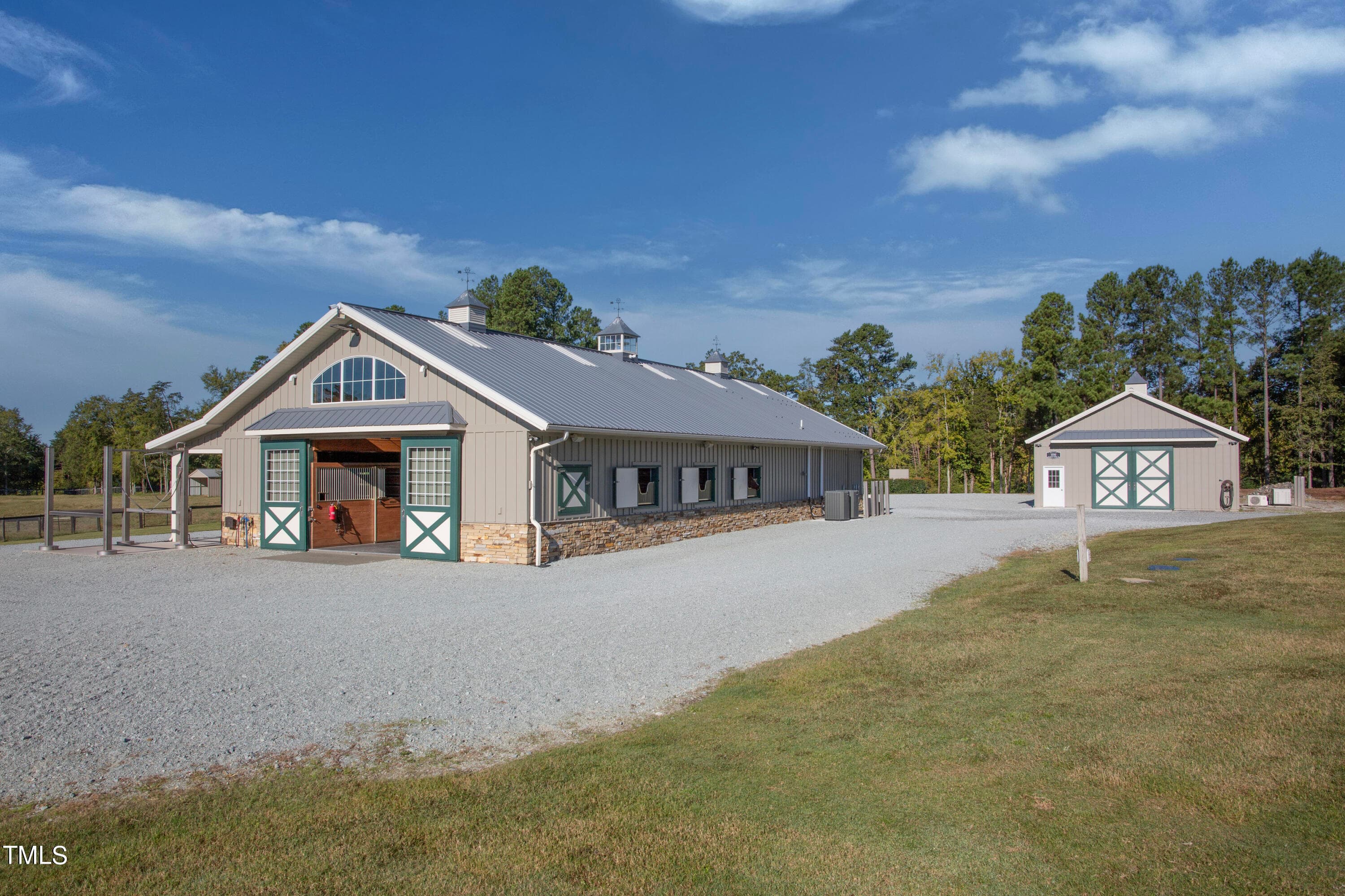 Horse Barn Back 2 - 1879 Riverend Lane, Semora, NC 27343