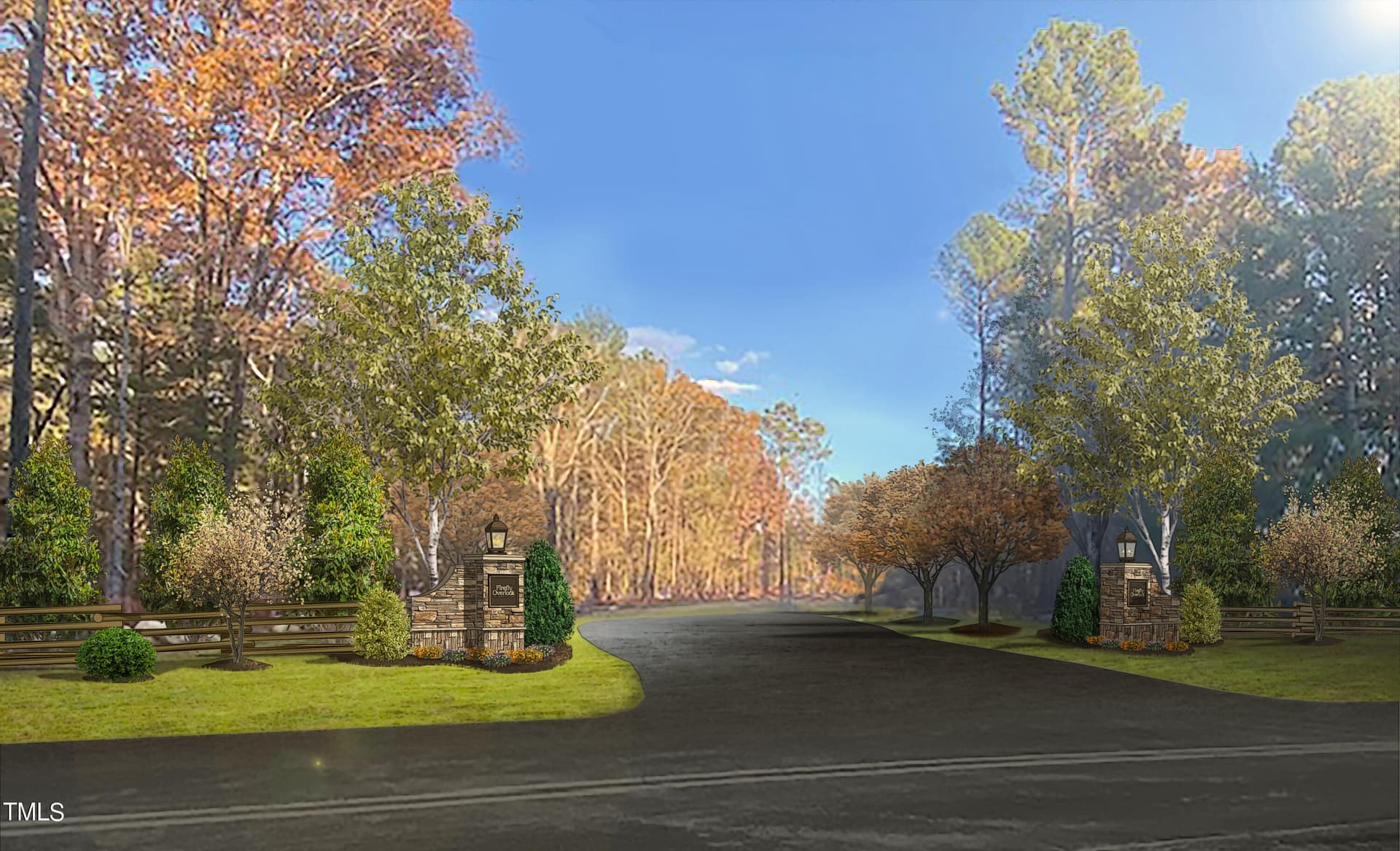 AngleA_Rendered_Sunset - 176 Green Turtle Lane, Pittsboro, NC 27312