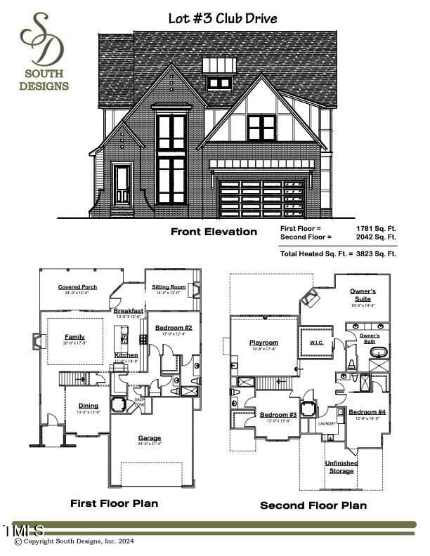 Lot 3 Cut Sheet - 8713 Little Deer Lane, Raleigh, NC 27613, Raleigh