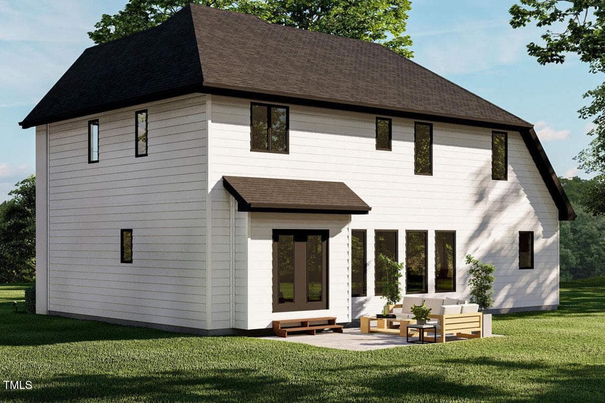 Dandelion Rear Elevation - 2715 S Jim Minor Road, Mebane, NC 27302, Mebane